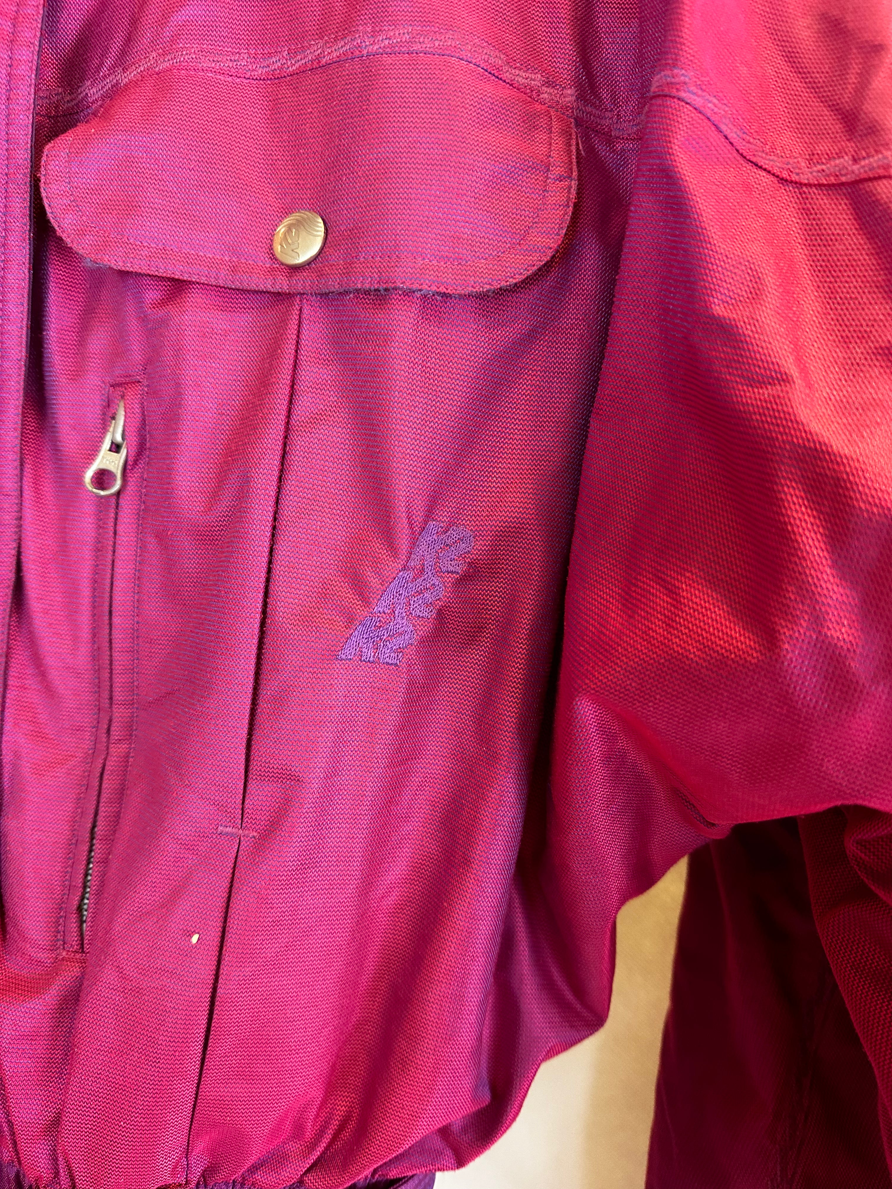 Vintage Skioverall von K2 in Lila/rosa M/L
