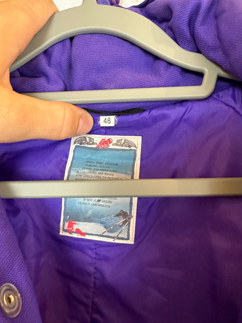 Vintage Skioverall von K2 in Lila/rosa M/L