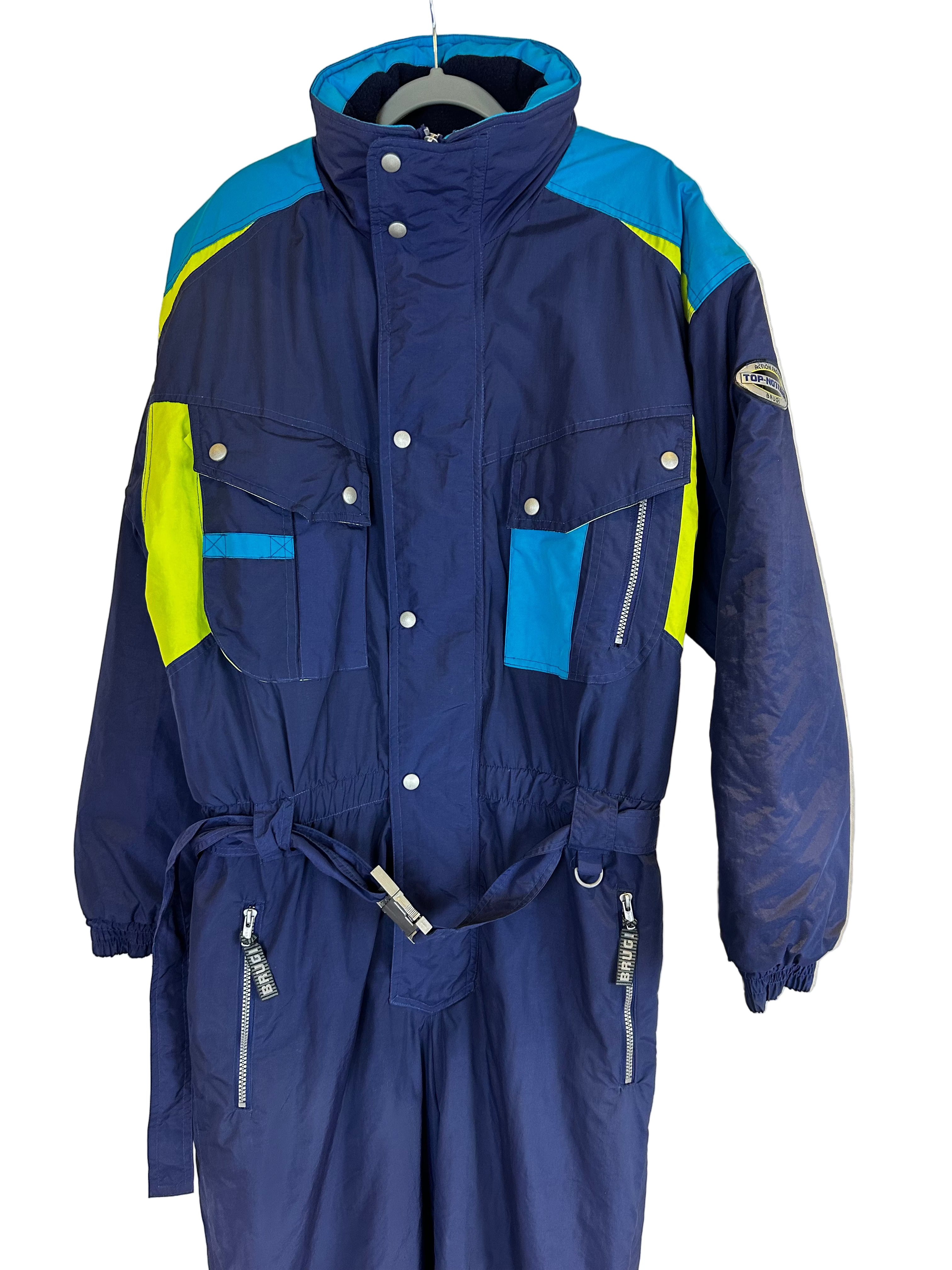 Vintage Skioverall von BRUGI in L/XL blau