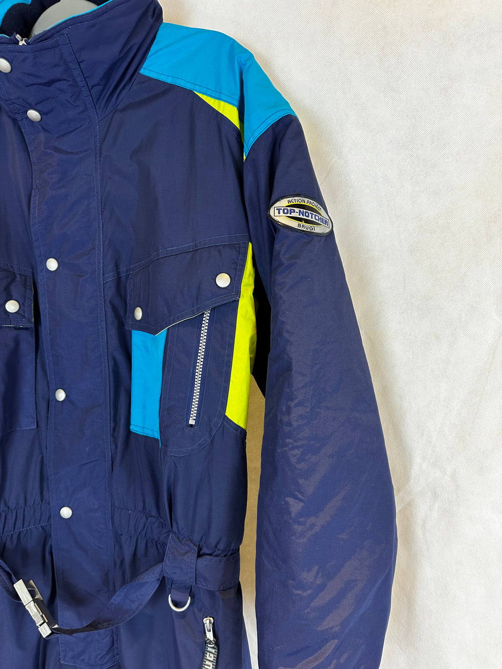 Vintage Skioverall von BRUGI in L/XL blau