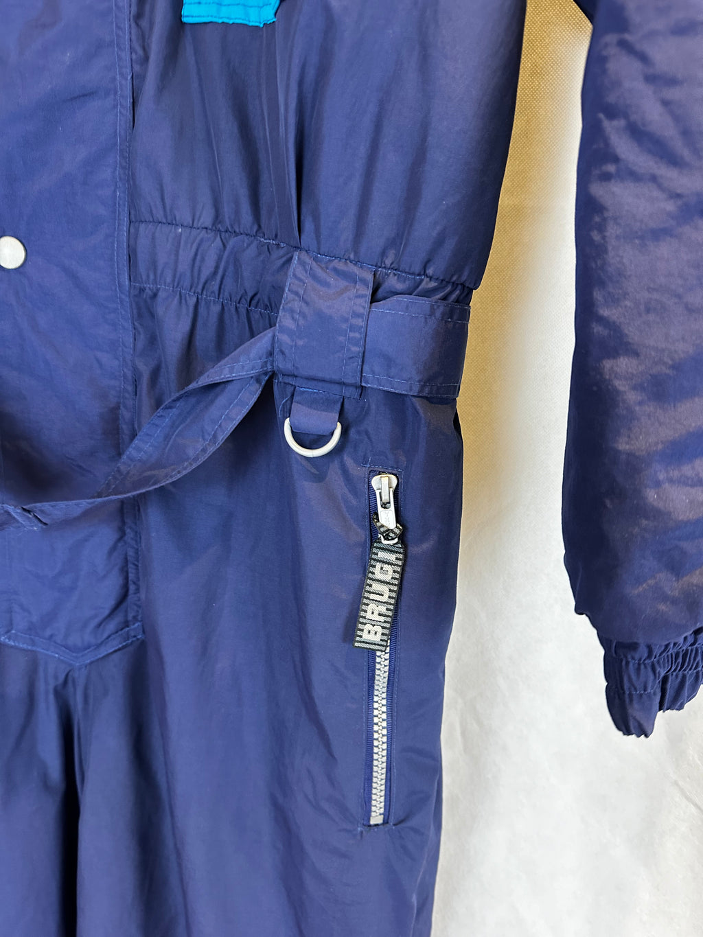 Vintage Skioverall von BRUGI in L/XL blau