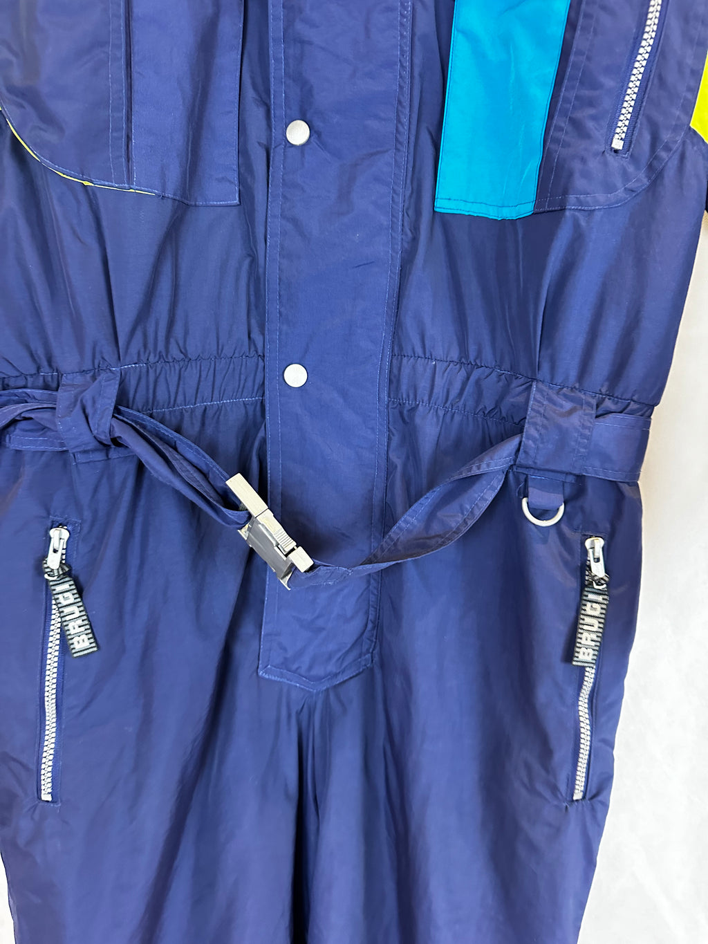 Vintage Skioverall von BRUGI in L/XL blau