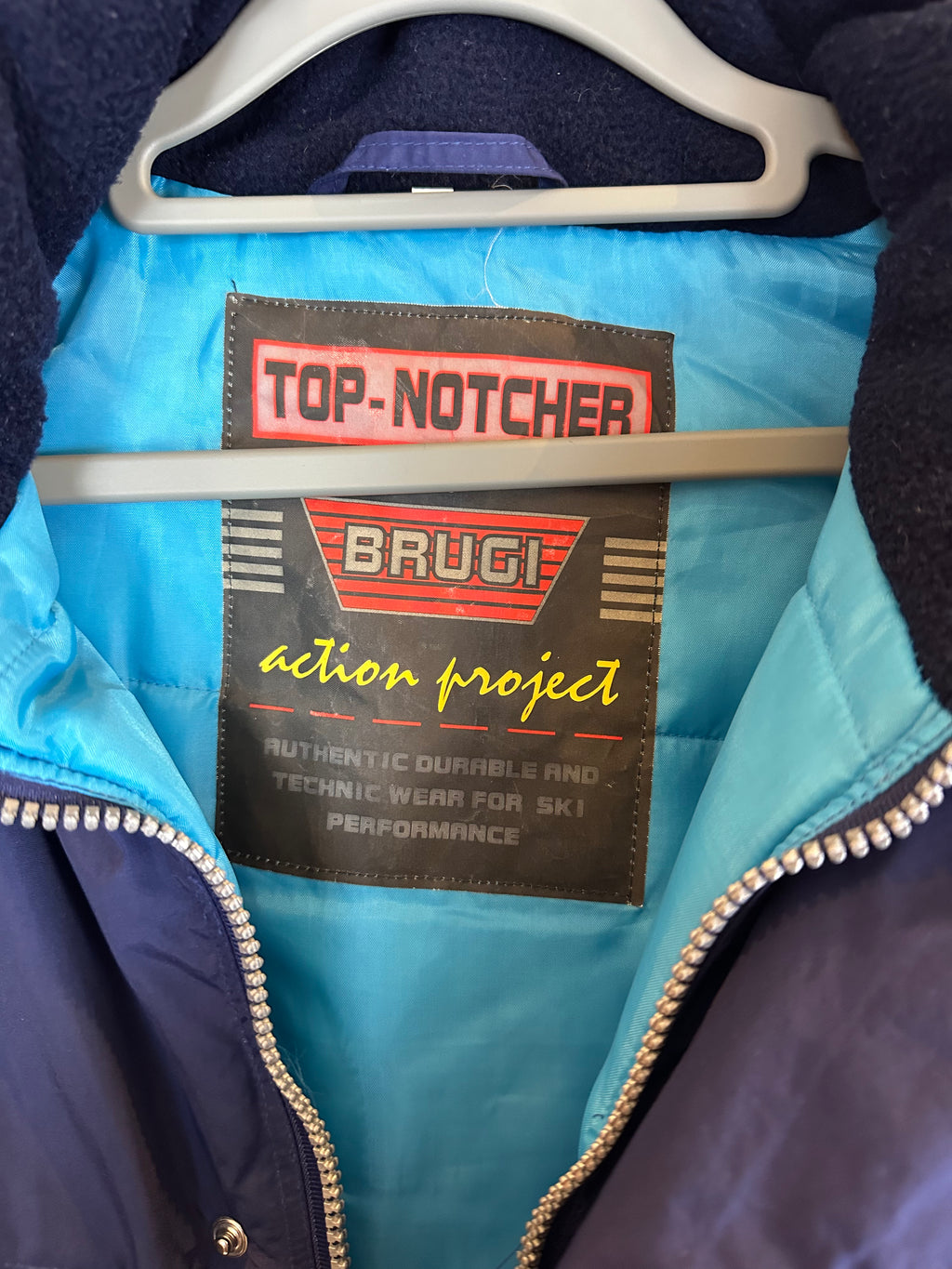 Vintage Skioverall von BRUGI in L/XL blau