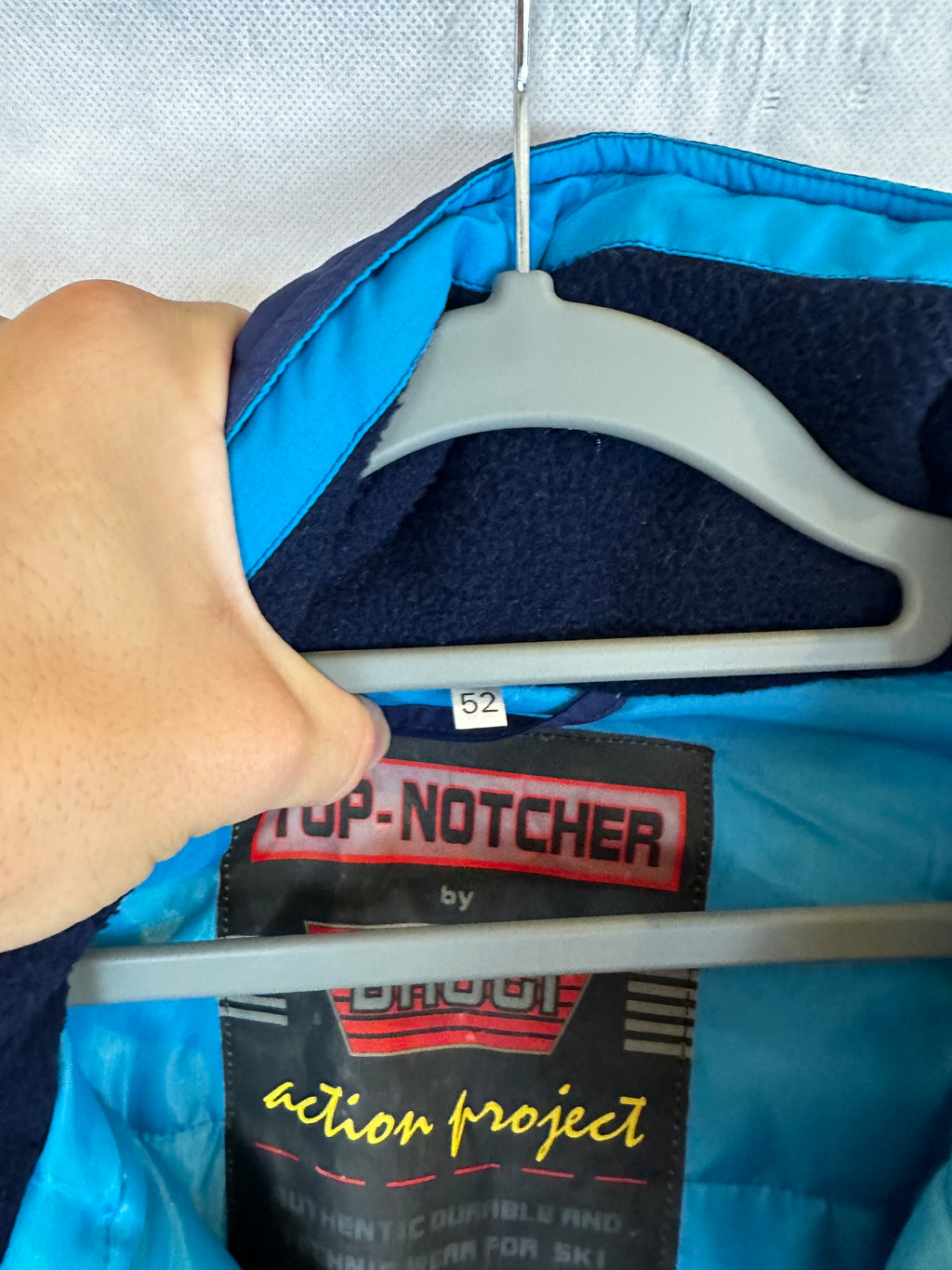 Vintage Skioverall von BRUGI in L/XL blau