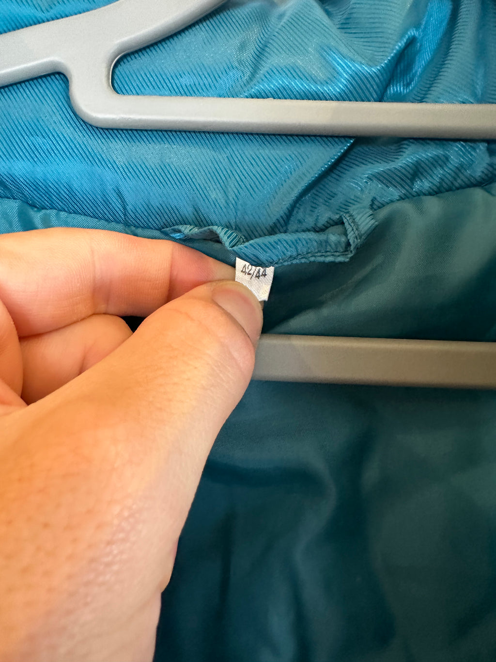 Vintage Skioverall in turkis in S/M