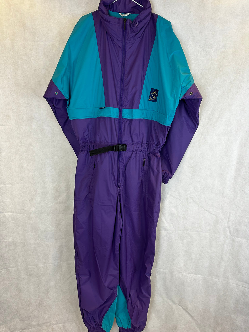 Vintage Skioverall von Vertical up in lila/blau L
