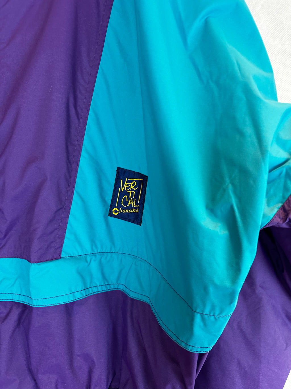 Vintage Skioverall von Vertical up in lila/blau L