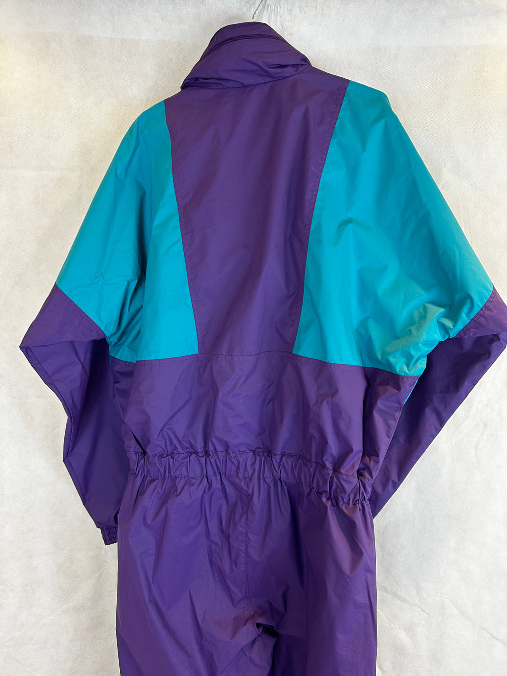 Vintage Skioverall von Vertical up in lila/blau L