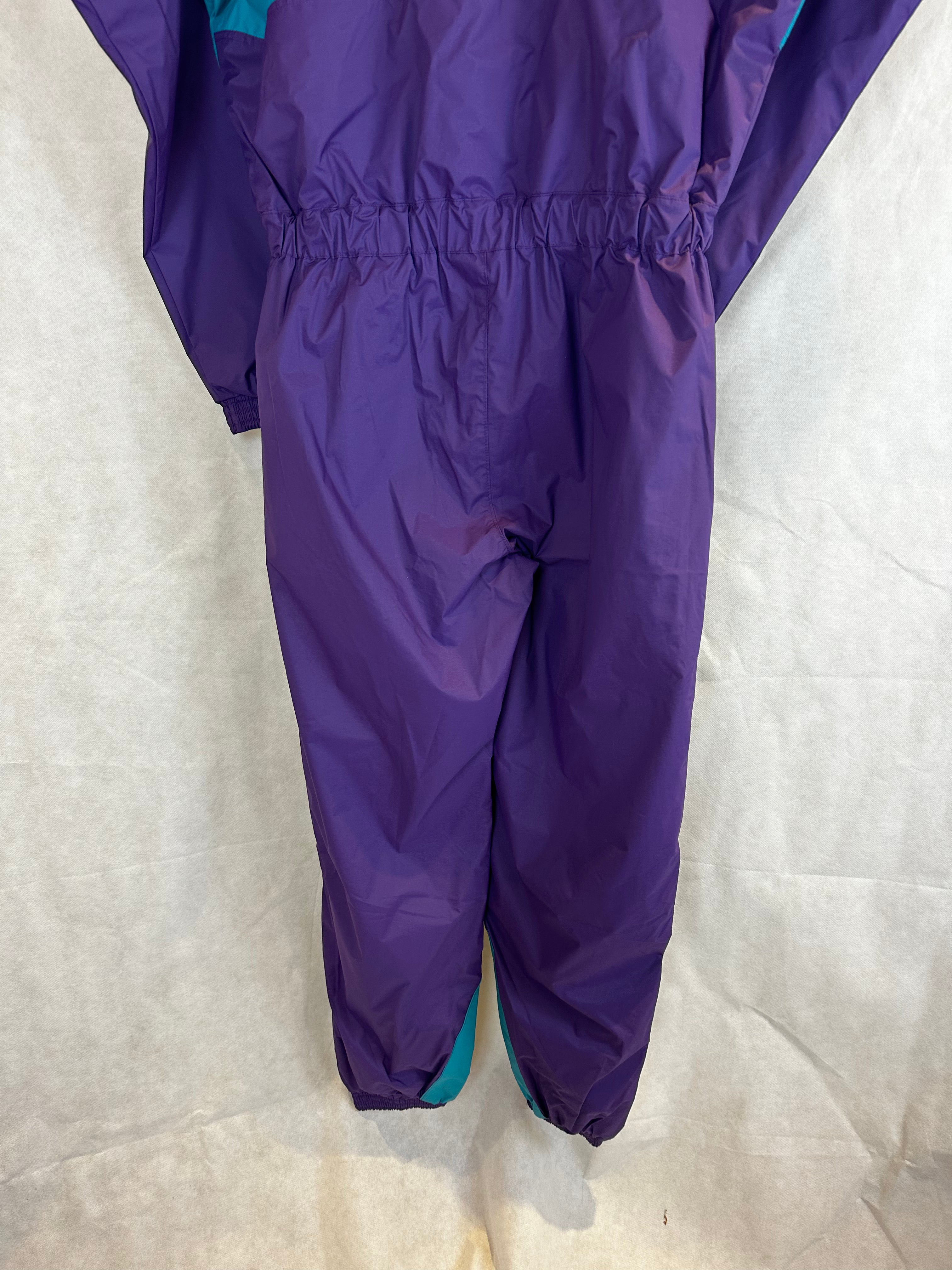 Vintage Skioverall von Vertical up in lila/blau L