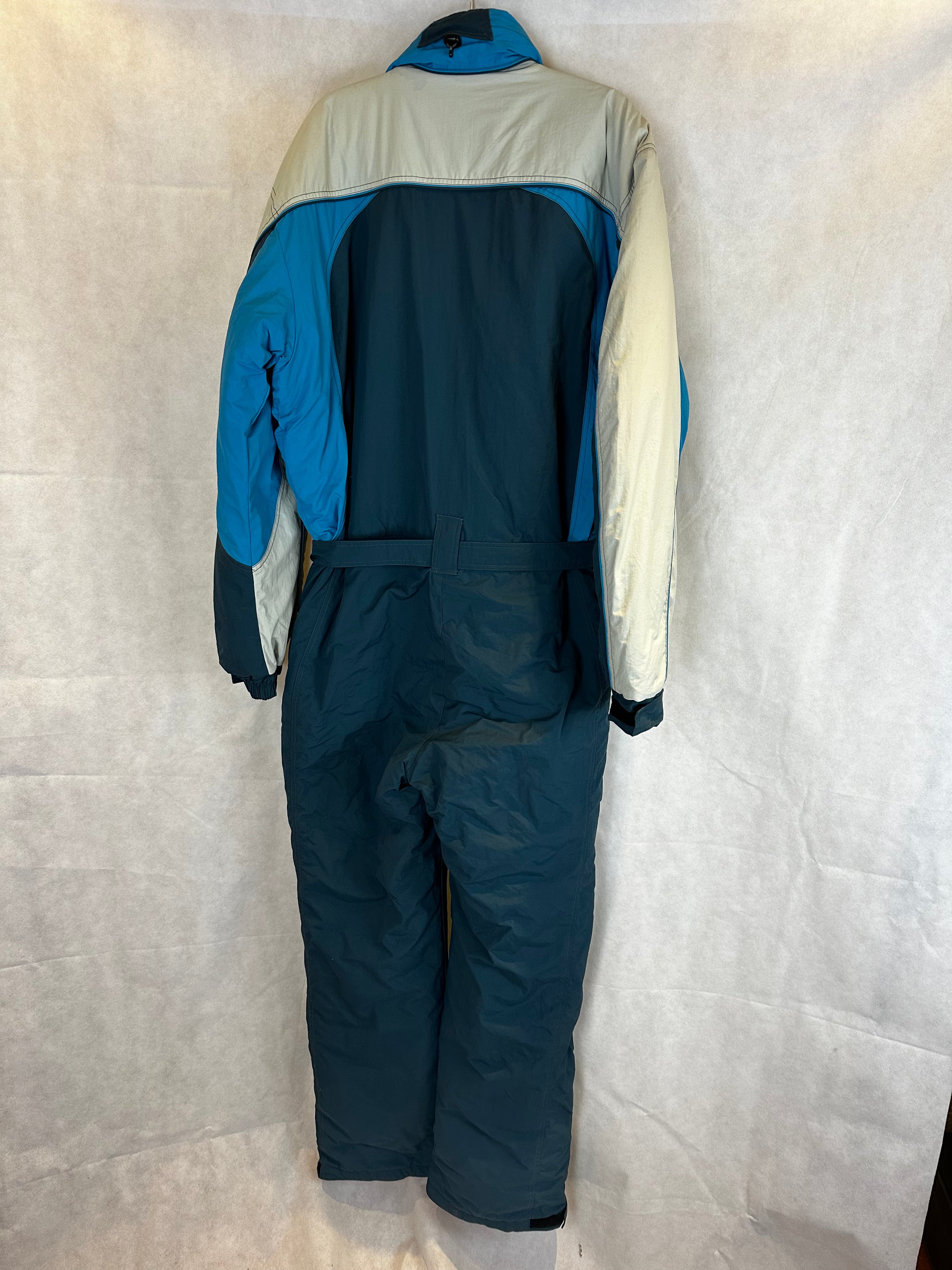 Vintage Skioverall von COLMAR in L/XL in blau/weiss