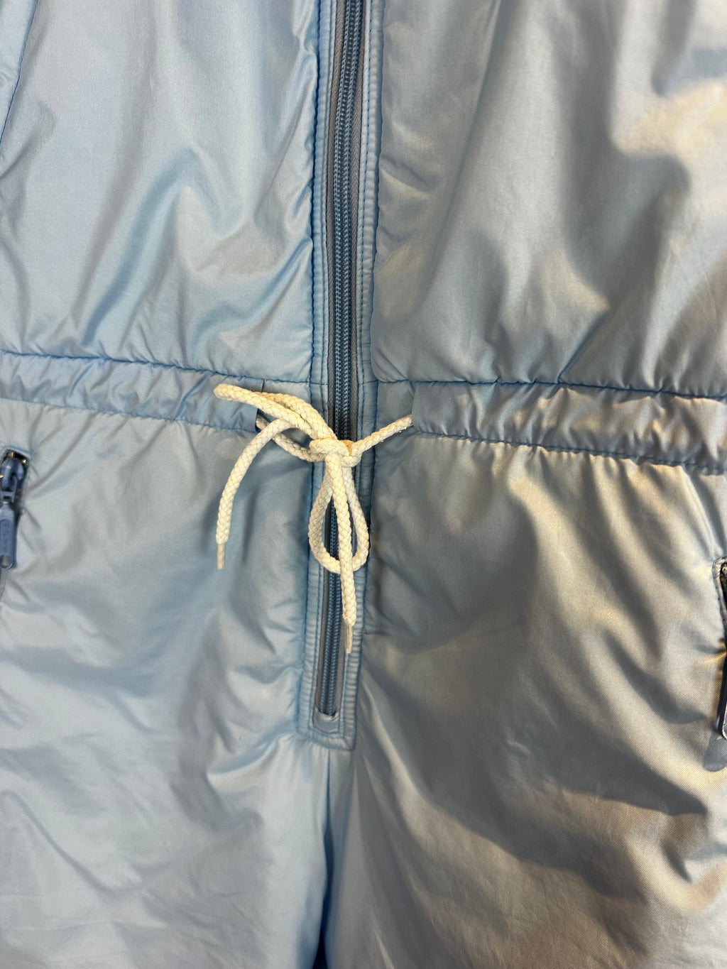 Vintage Skioverall in Turkis warm in Größe S