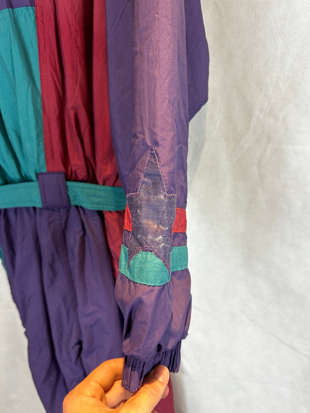 Vintage Skioverall von in Lila in M