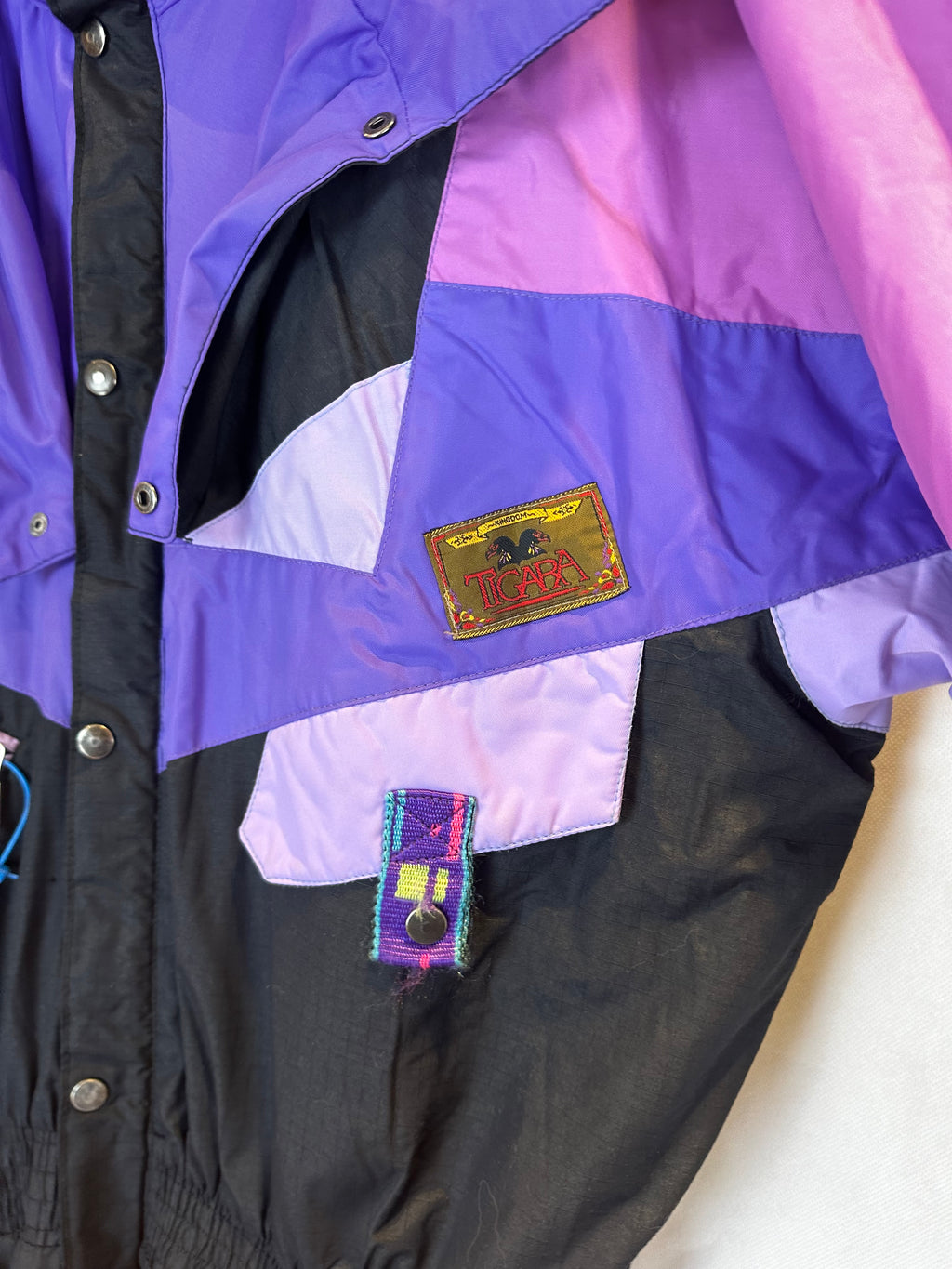 Vintage Skioverall von Tigara in Lila in L/XL SIZE 56