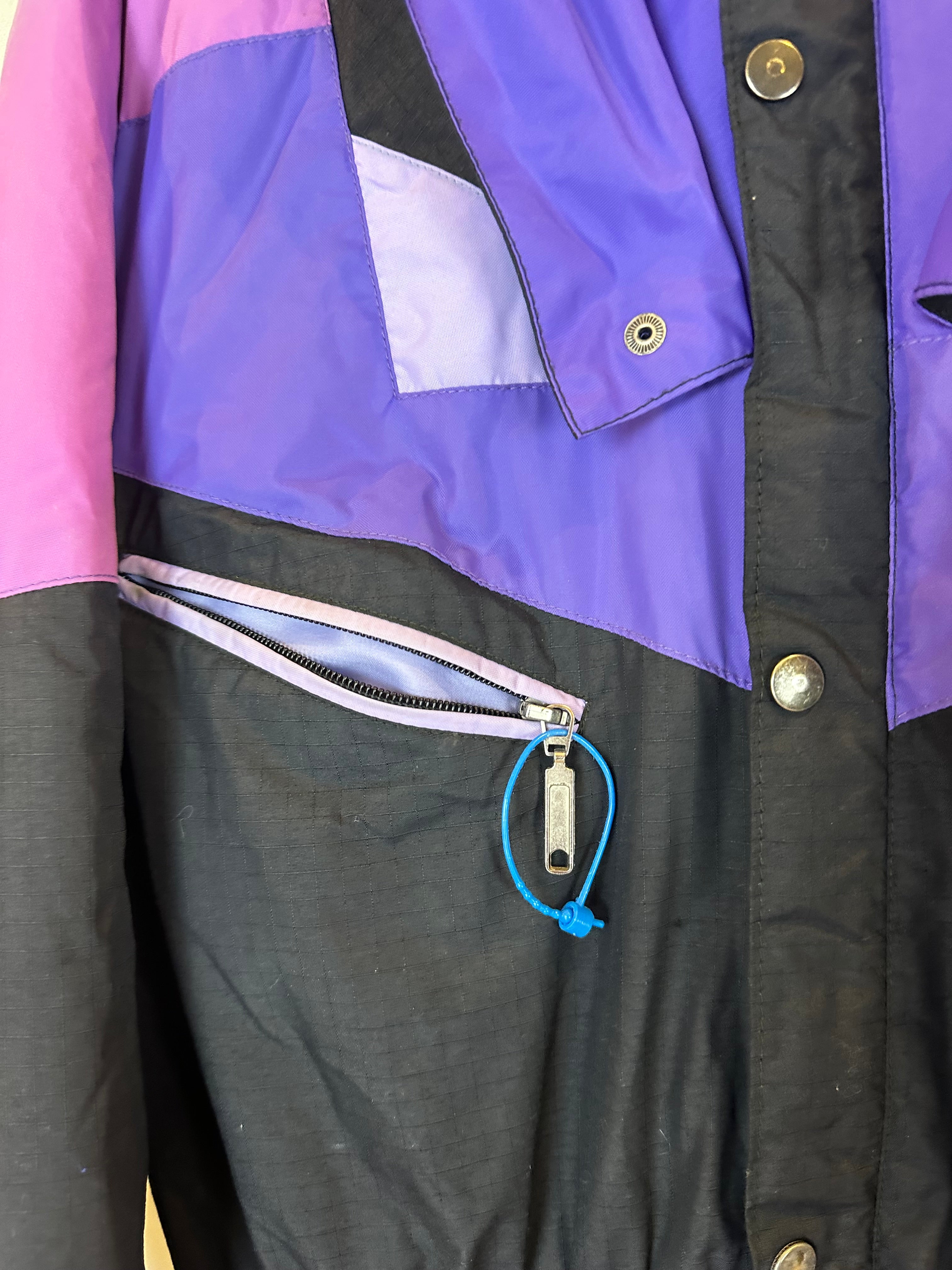 Vintage Skioverall von Tigara in Lila in L/XL SIZE 56