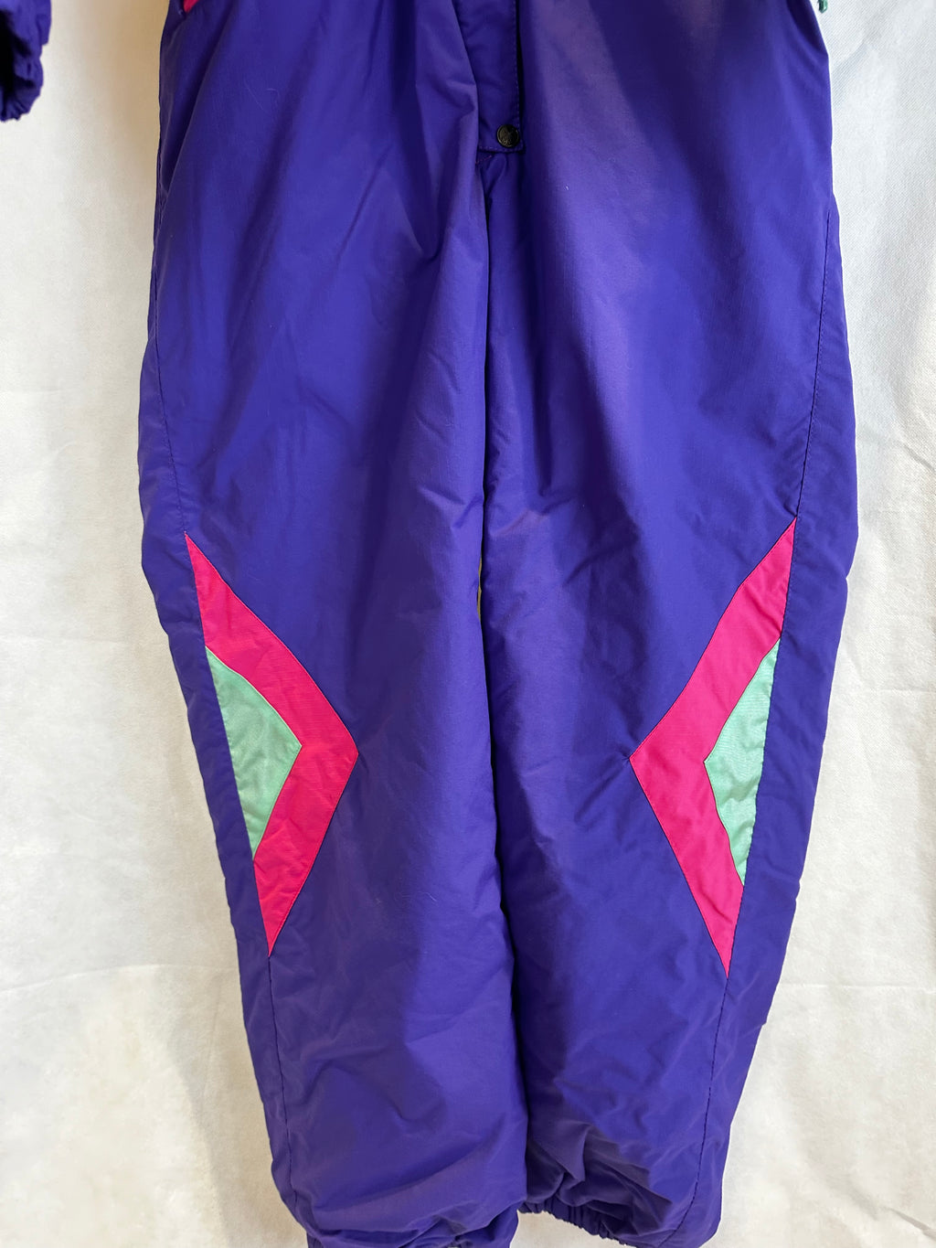 Vintage Skioverall von Stylfrance in Lila S/M für Damen Size 38/40