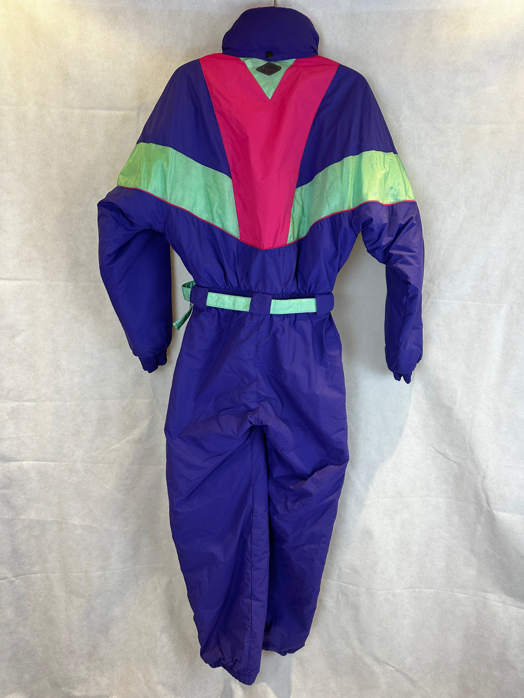Vintage Skioverall von Stylfrance in Lila S/M für Damen Size 38/40