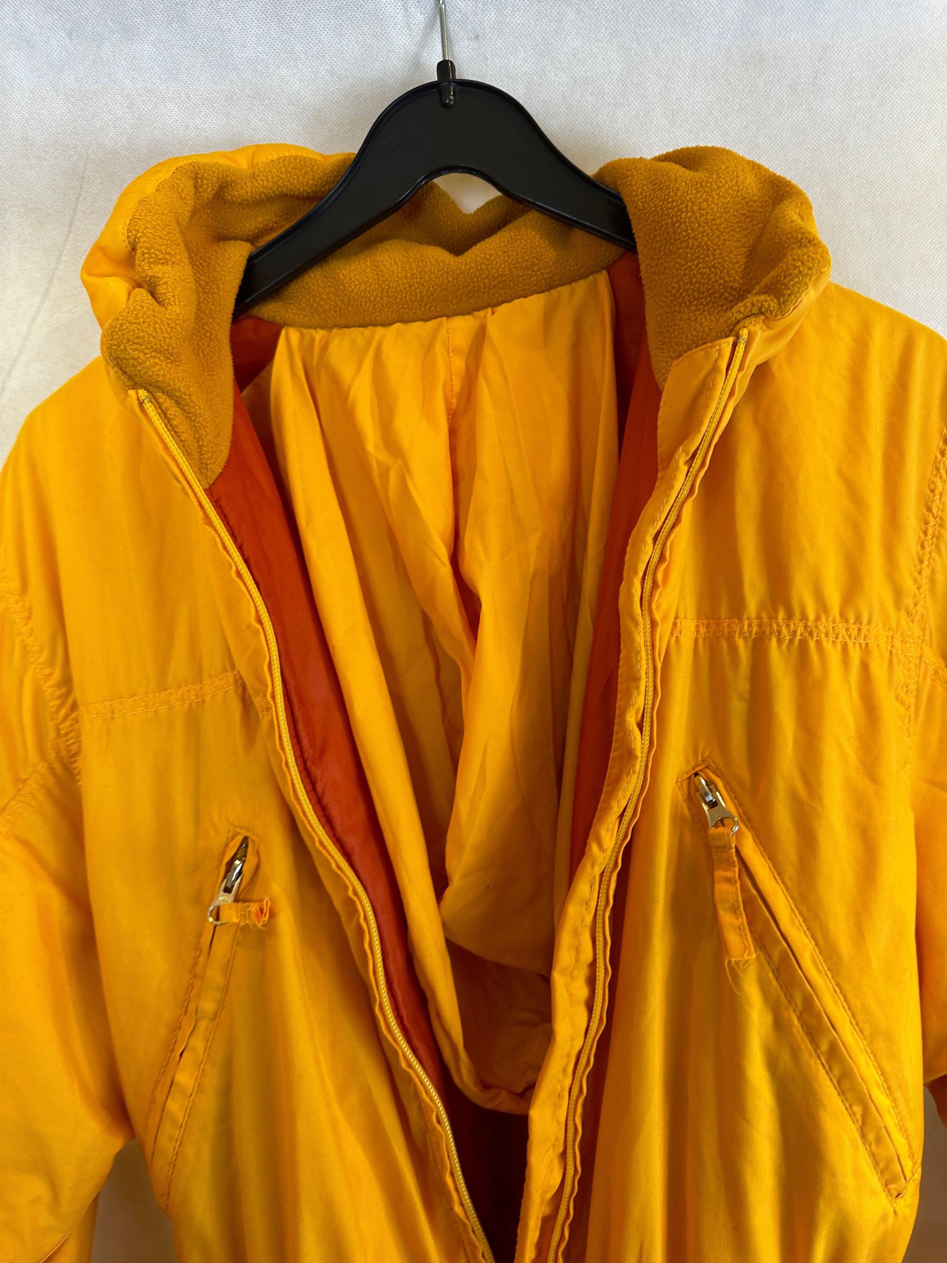 Vintage Skioverall von Etirel in Orange in M/S