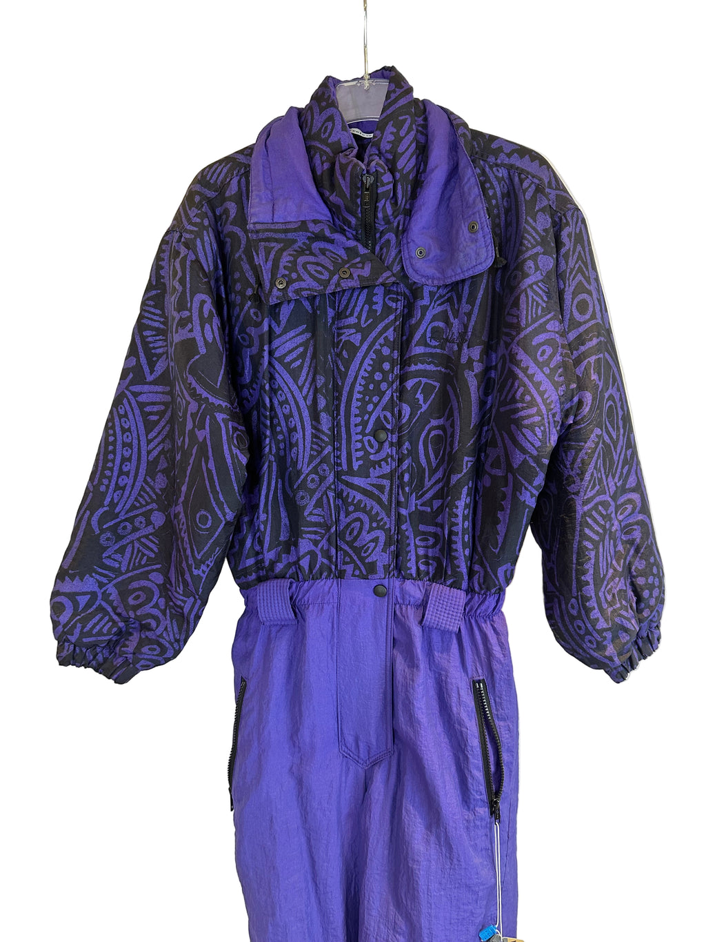 Vintage Skioverall in lila S/M