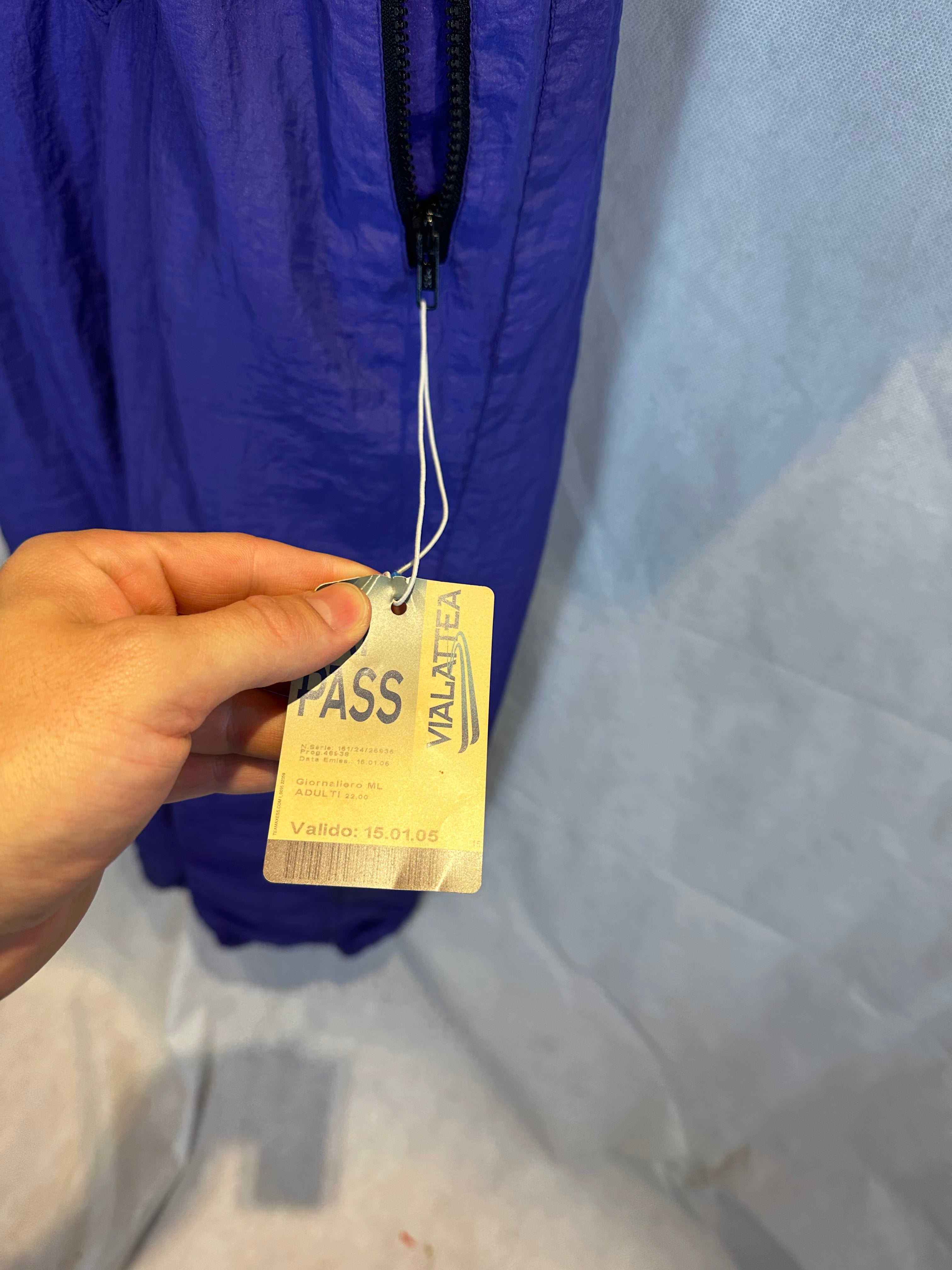 Vintage Skioverall in lila S/M