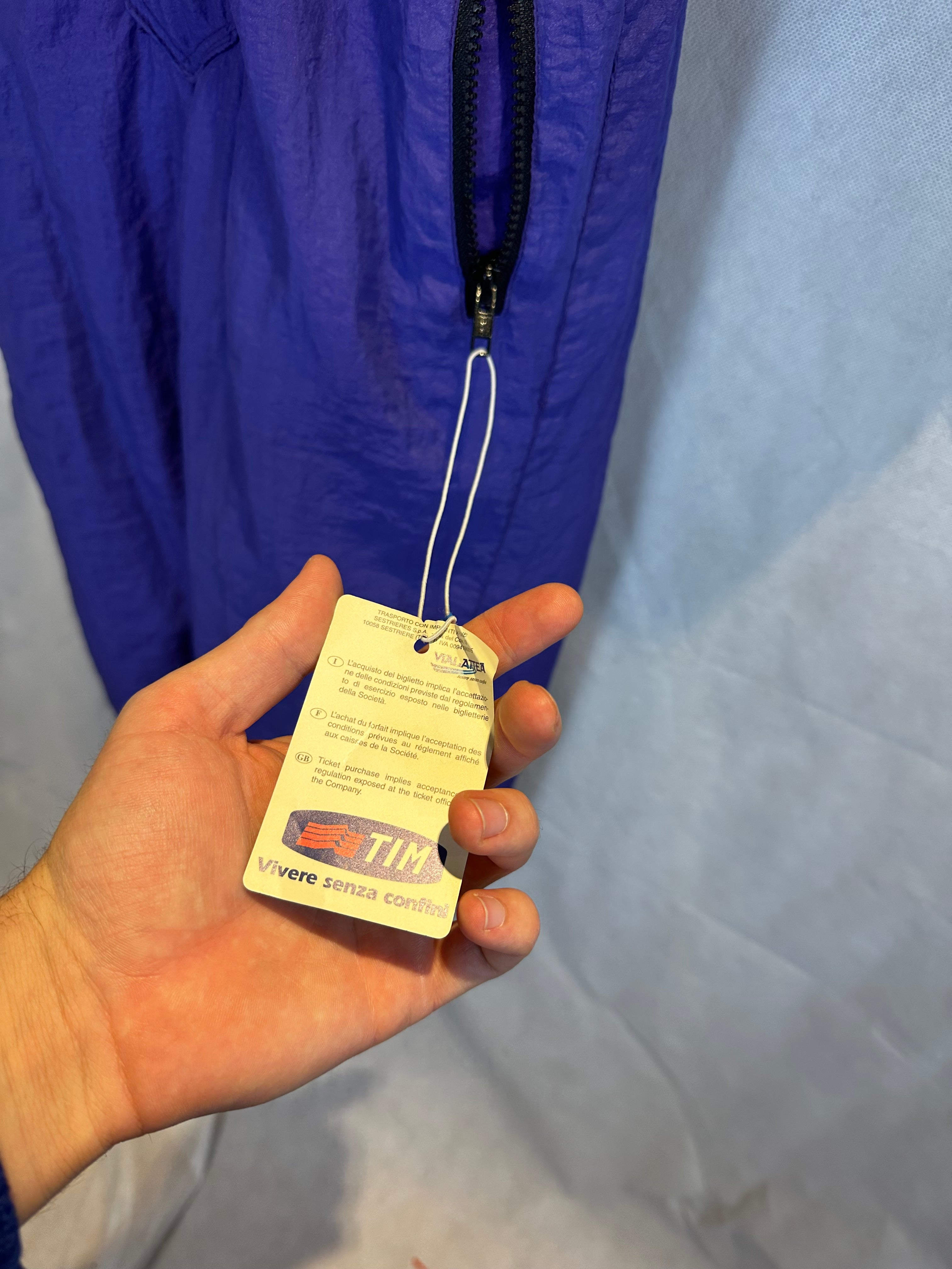 Vintage Skioverall in lila S/M