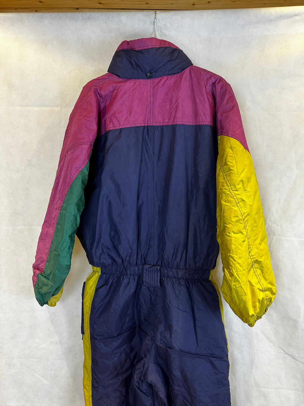 Vintage Skioverall von Egemony in M bunt