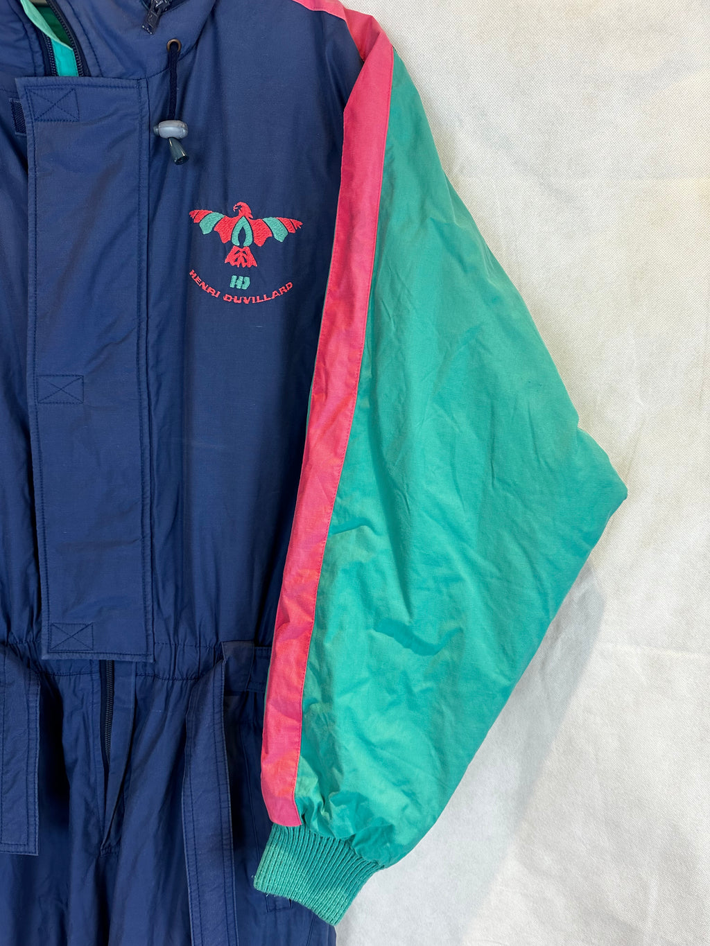 Vintage Skioverall von Henri  in Blau in M/L