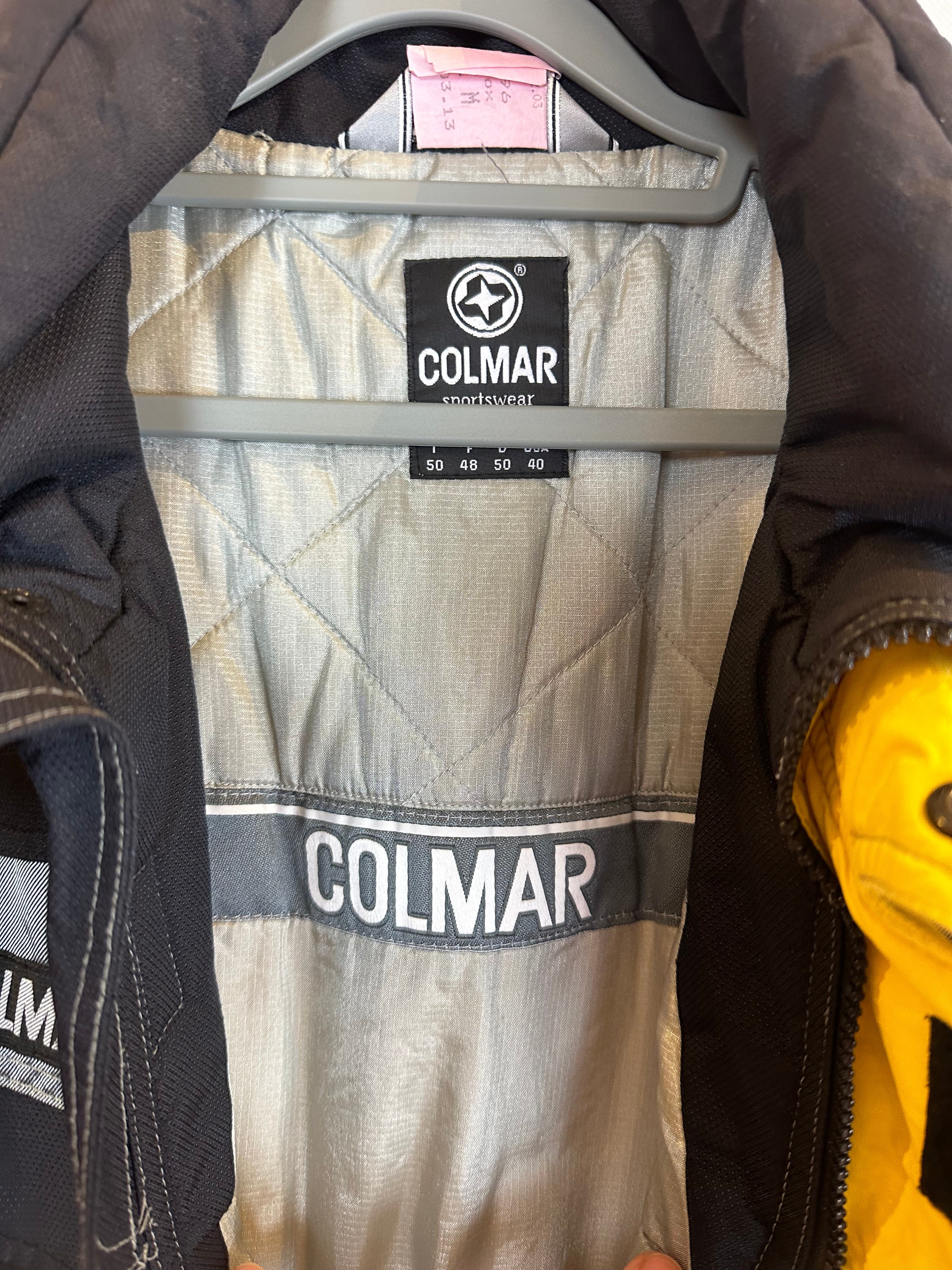 Vintage Skioverall von COLMAR in gelb in L/XL