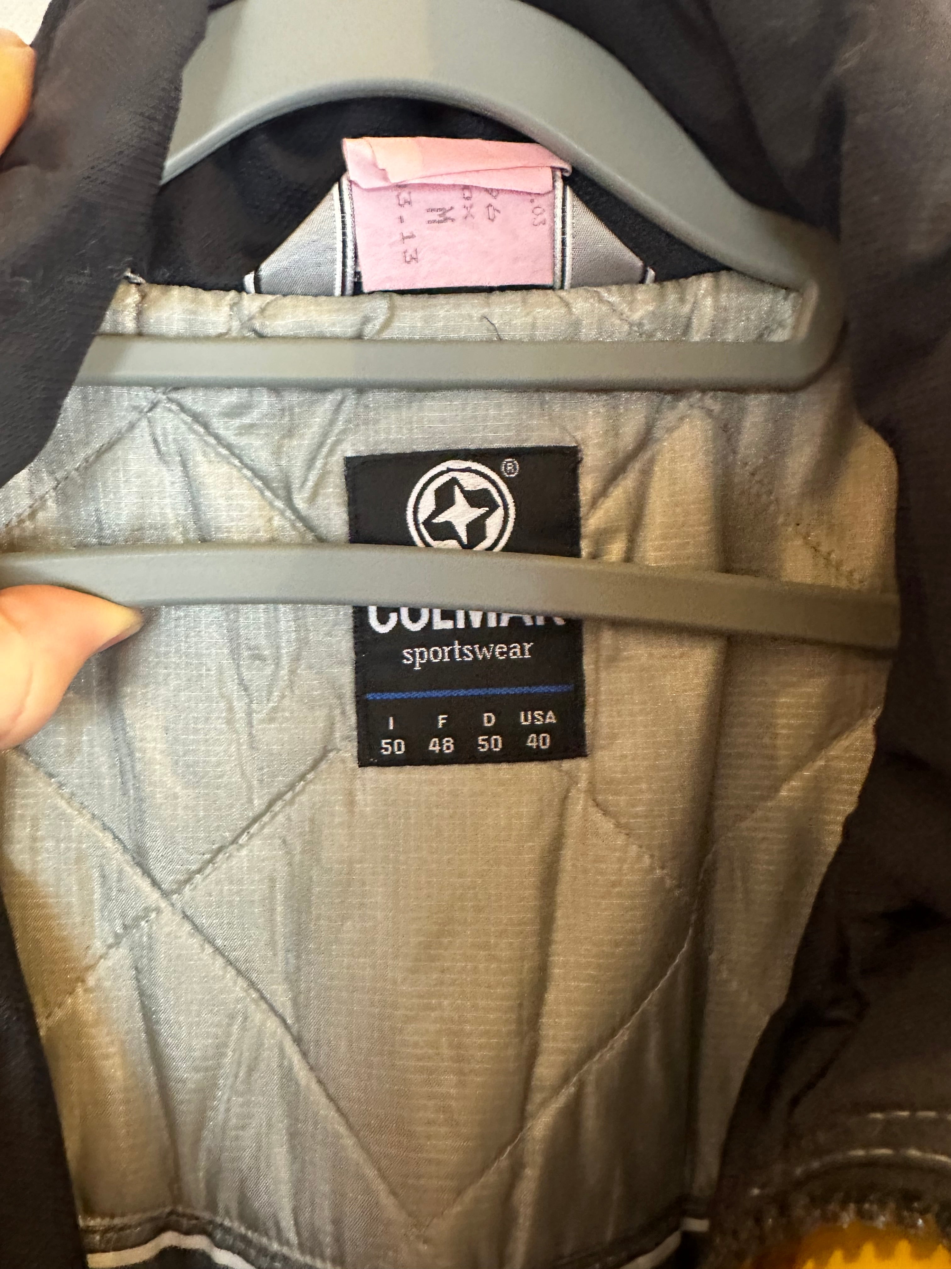 Vintage Skioverall von COLMAR in gelb in L/XL