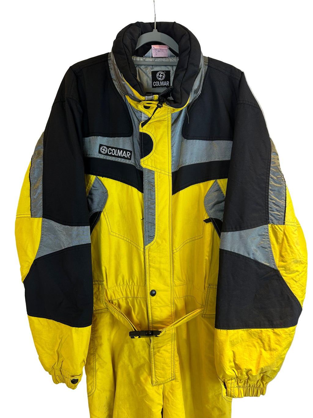 Vintage Skioverall von COLMAR in gelb in L/XL