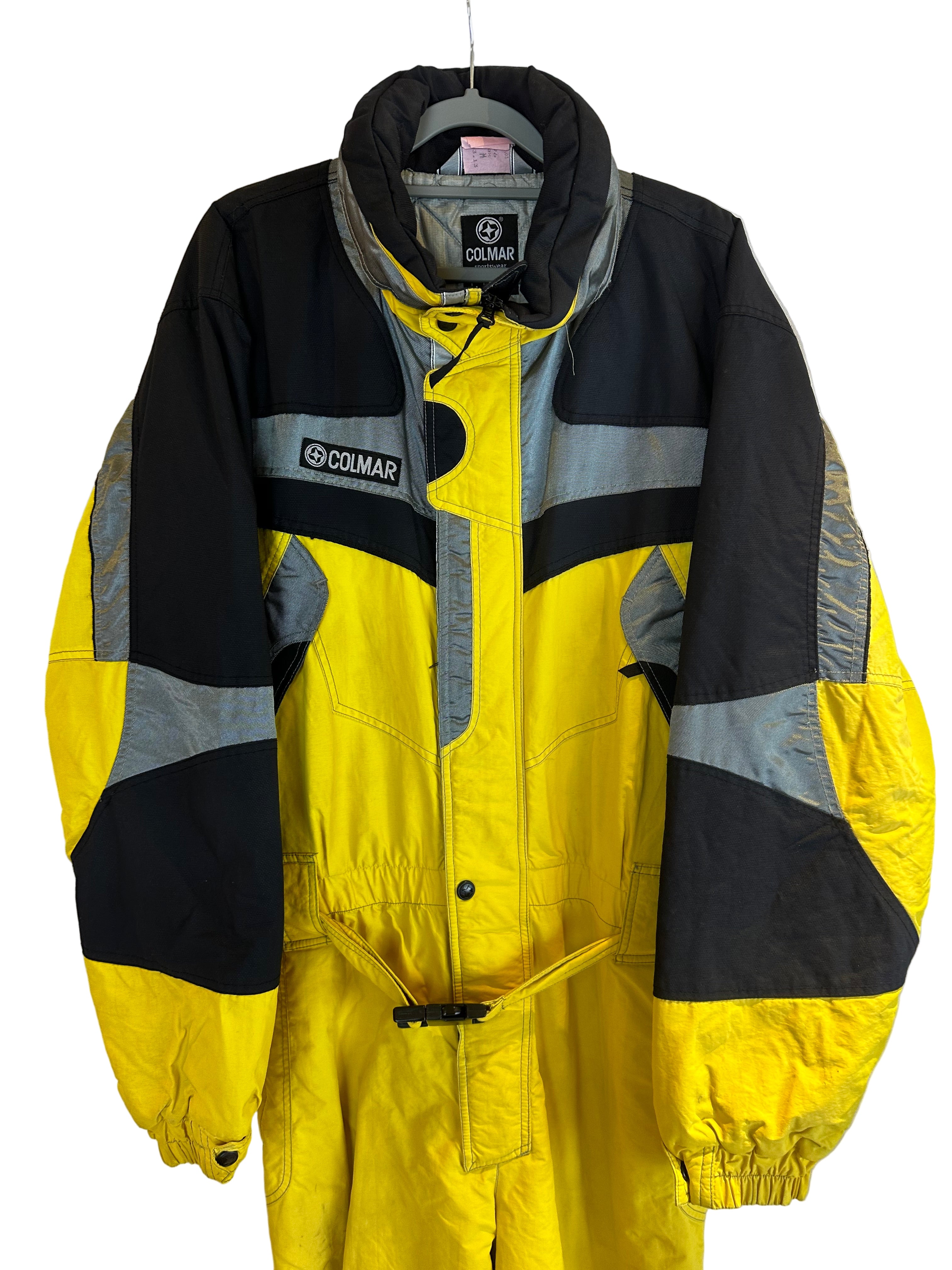 Vintage Skioverall von COLMAR in gelb in L/XL