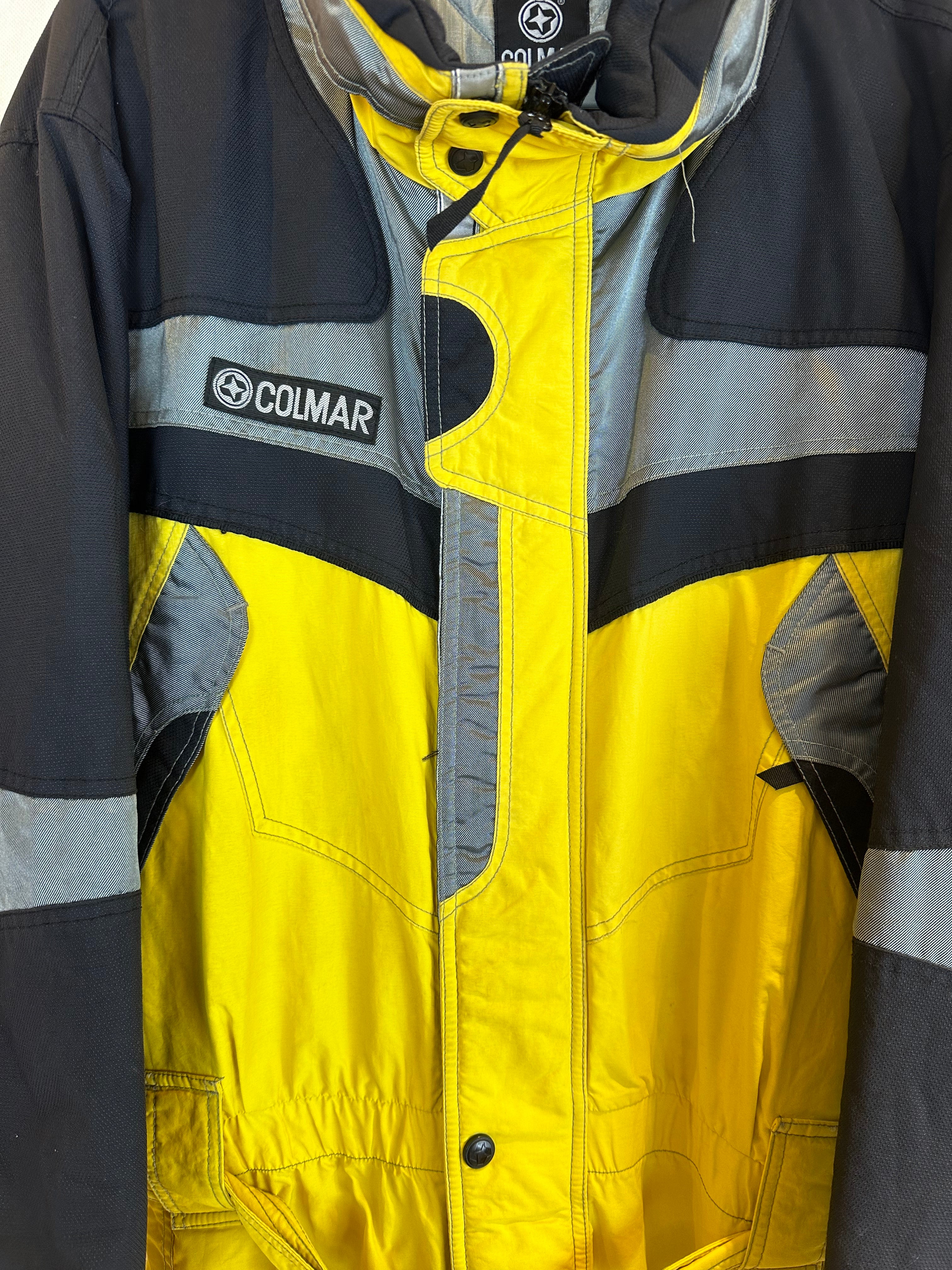Vintage Skioverall von COLMAR in gelb in L/XL