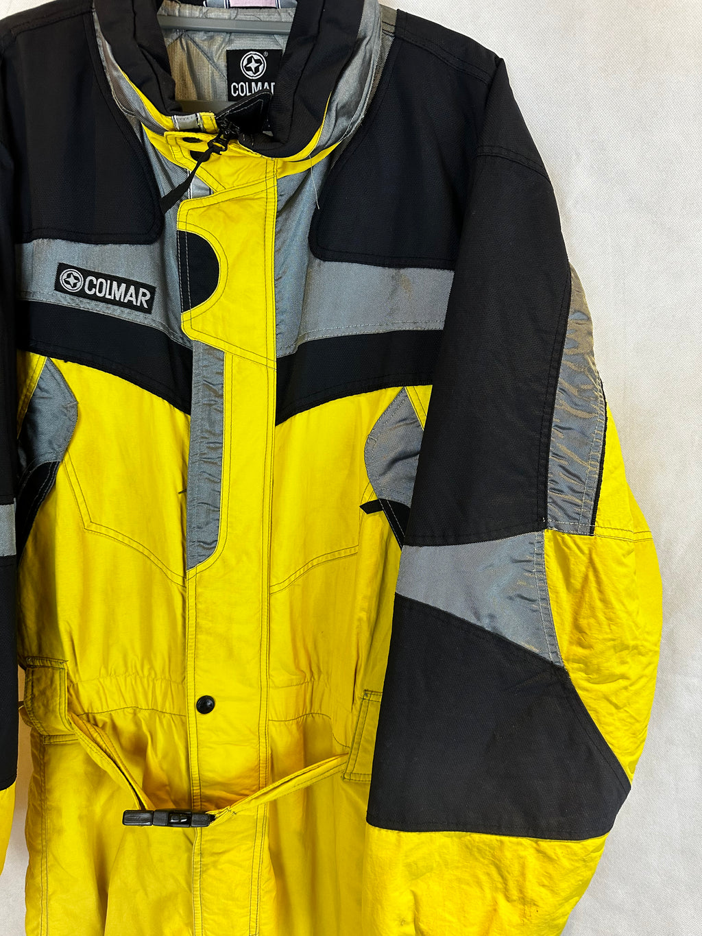 Vintage Skioverall von COLMAR in gelb in L/XL