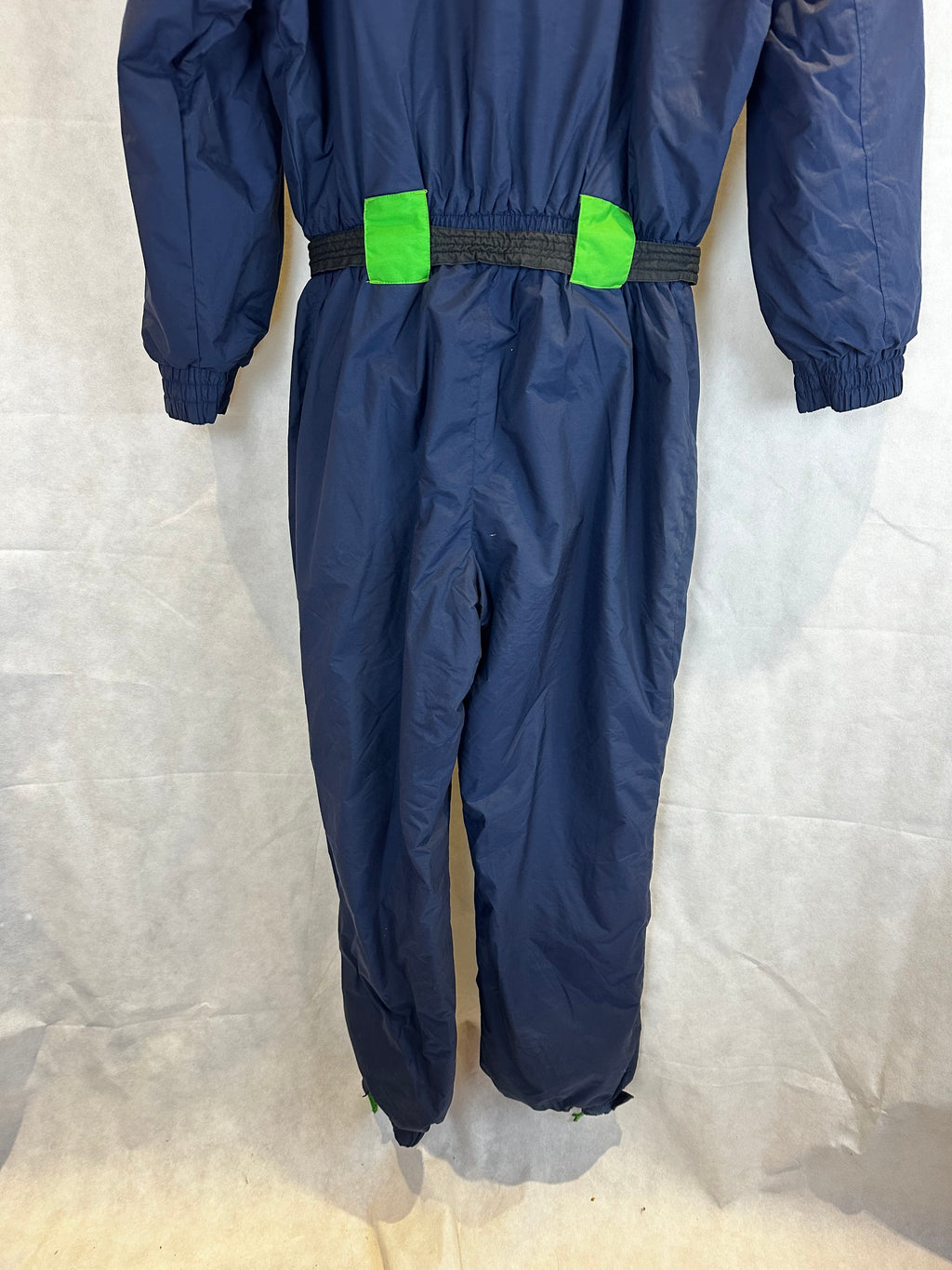 Vintage Skioverall von CAMPRI in schwarz/Lila in L/XL