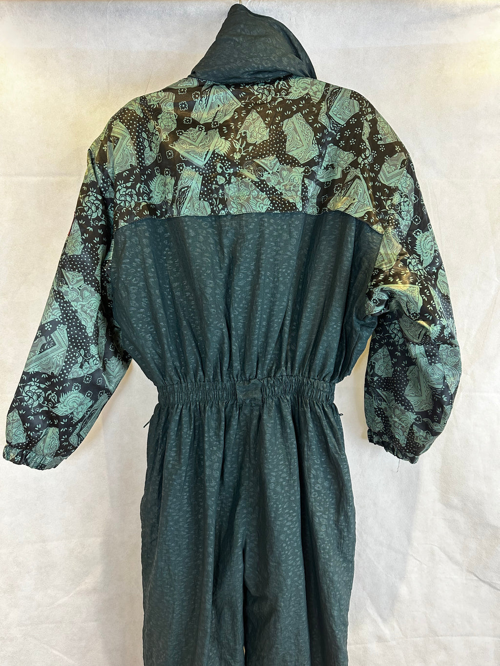 Vintage Skioverall in M grün mit Muster von Startos in SIZE 44