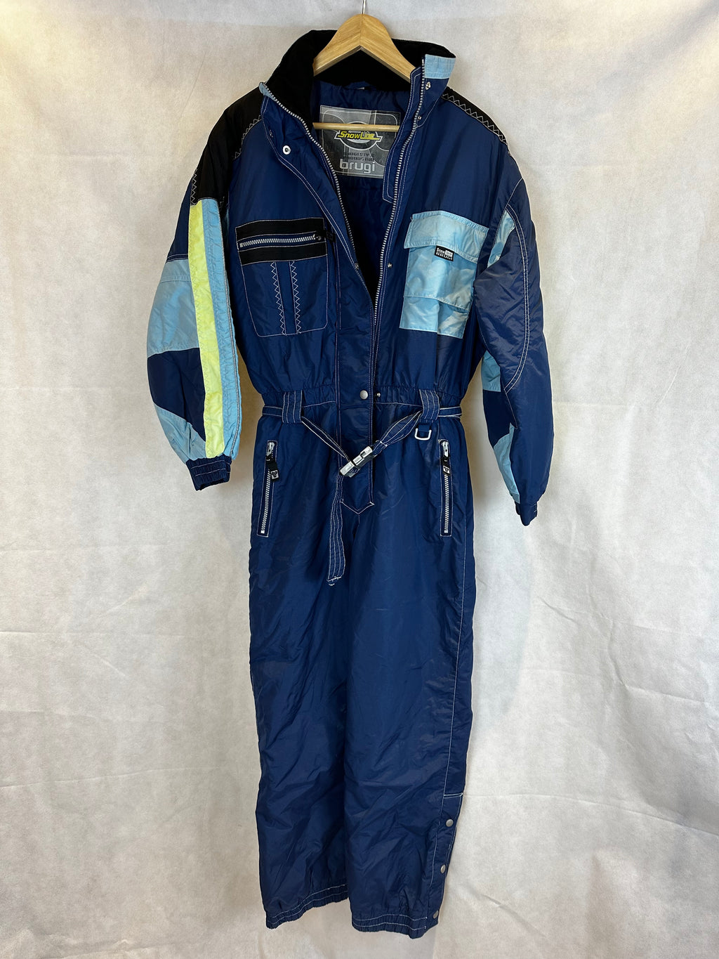 Vintage Skioverall von BRUGI in blau von in Größe S