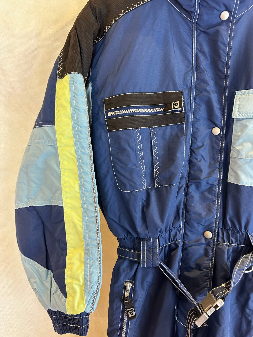 Vintage Skioverall von BRUGI in blau von in Größe S