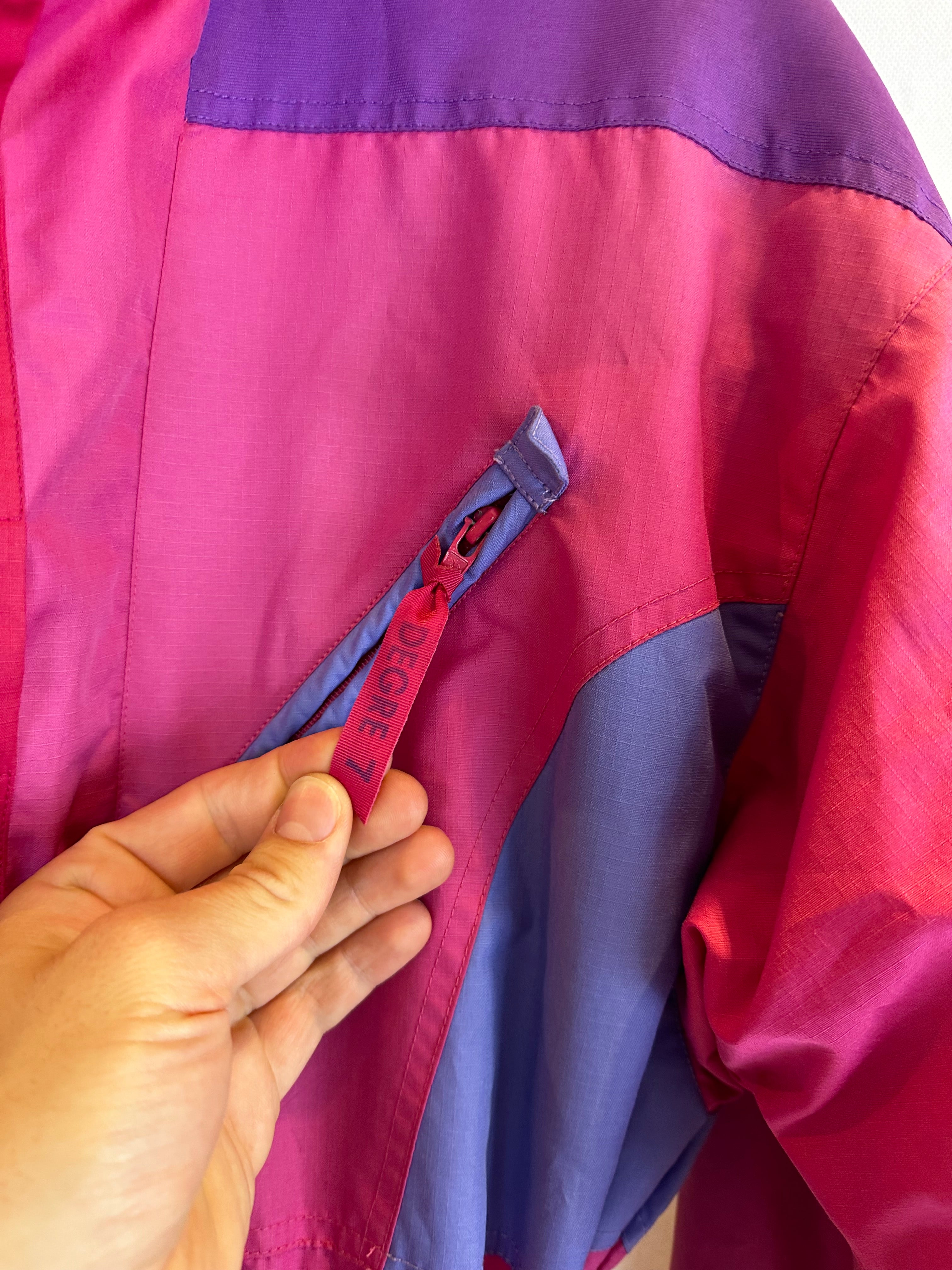 Vintage Skioverall von Degree in rosa/lila S/M