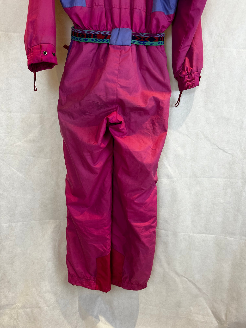 Vintage Skioverall von Degree in rosa/lila S/M