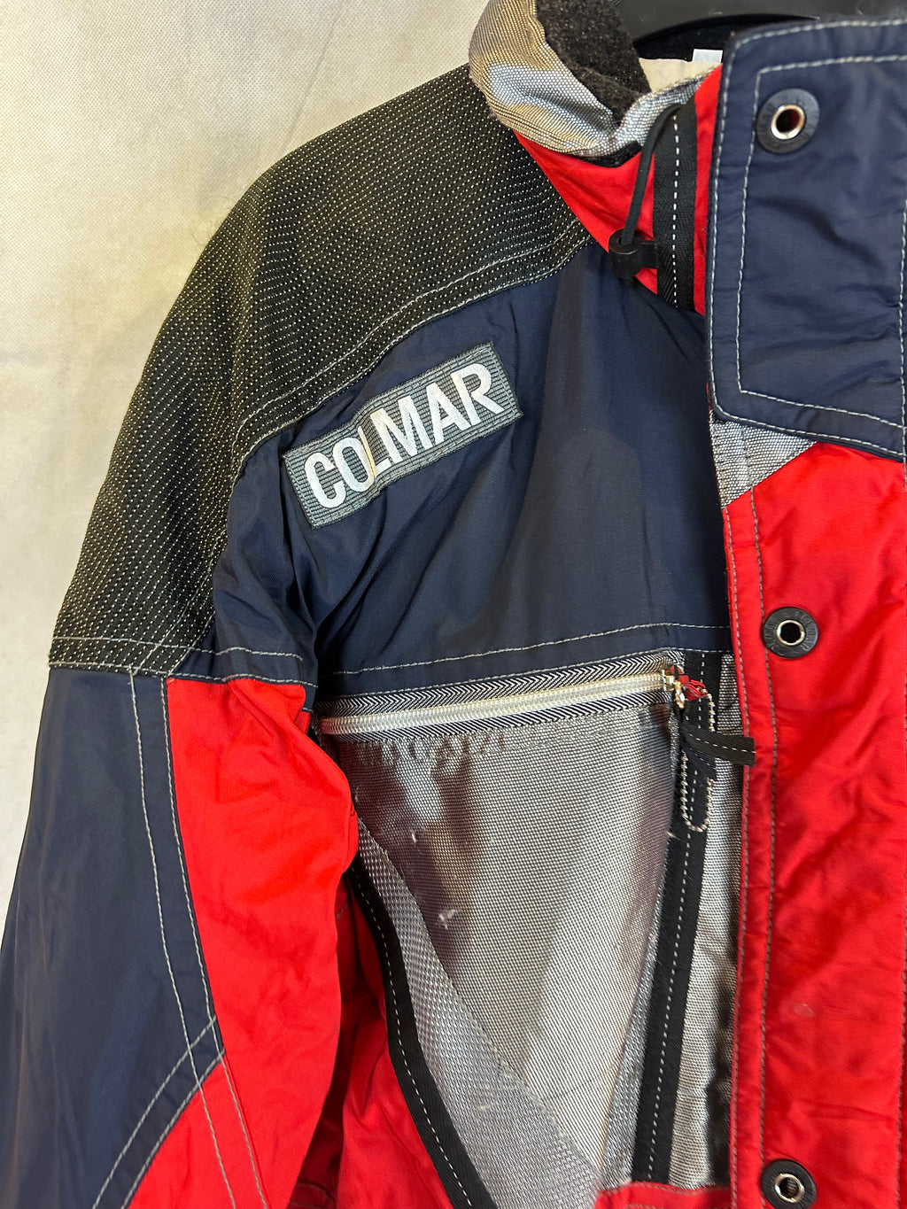 Vintage Skioverall von COLMAR in rot in L in 52