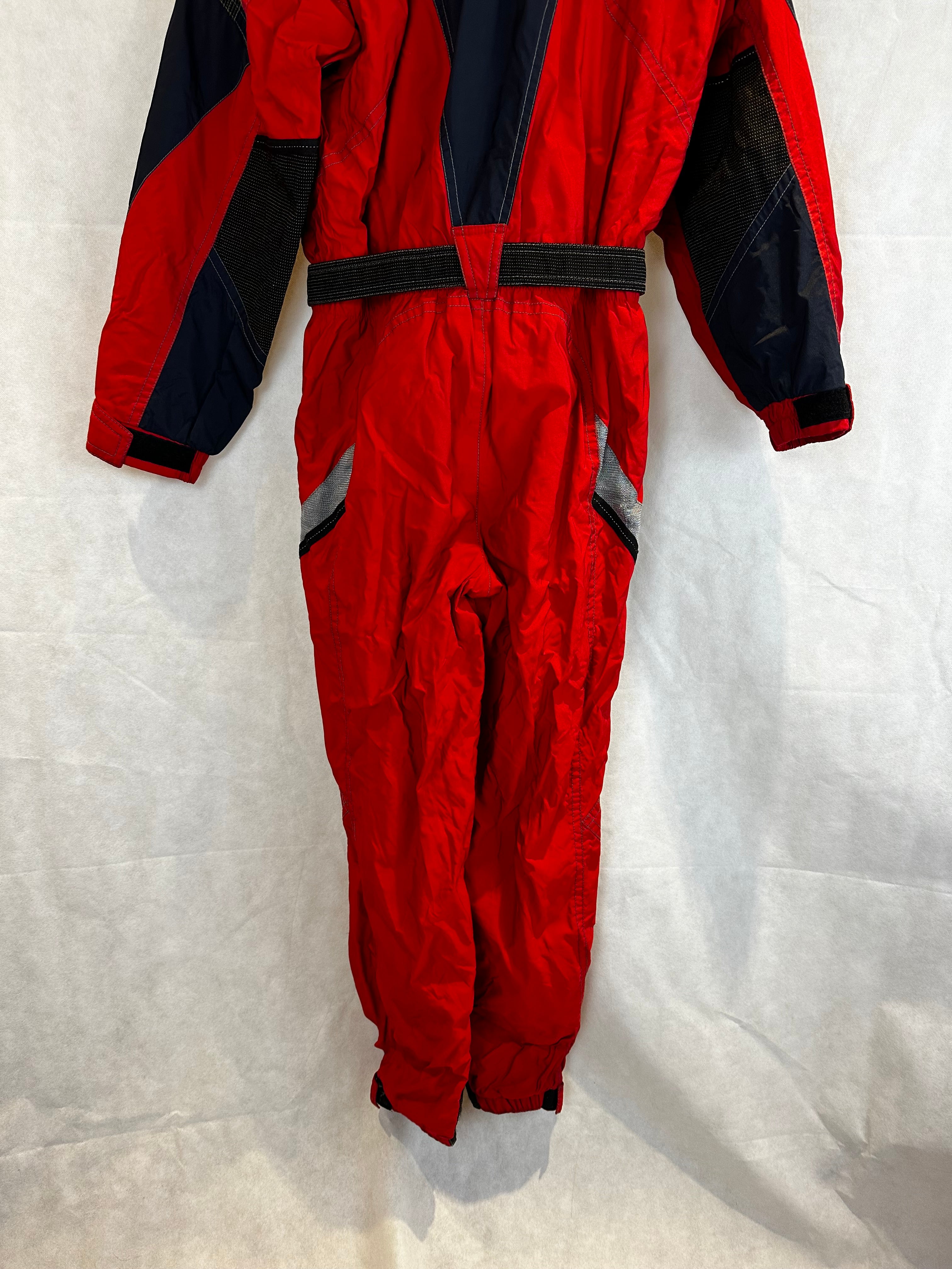 Vintage Skioverall von COLMAR in rot in L in 52