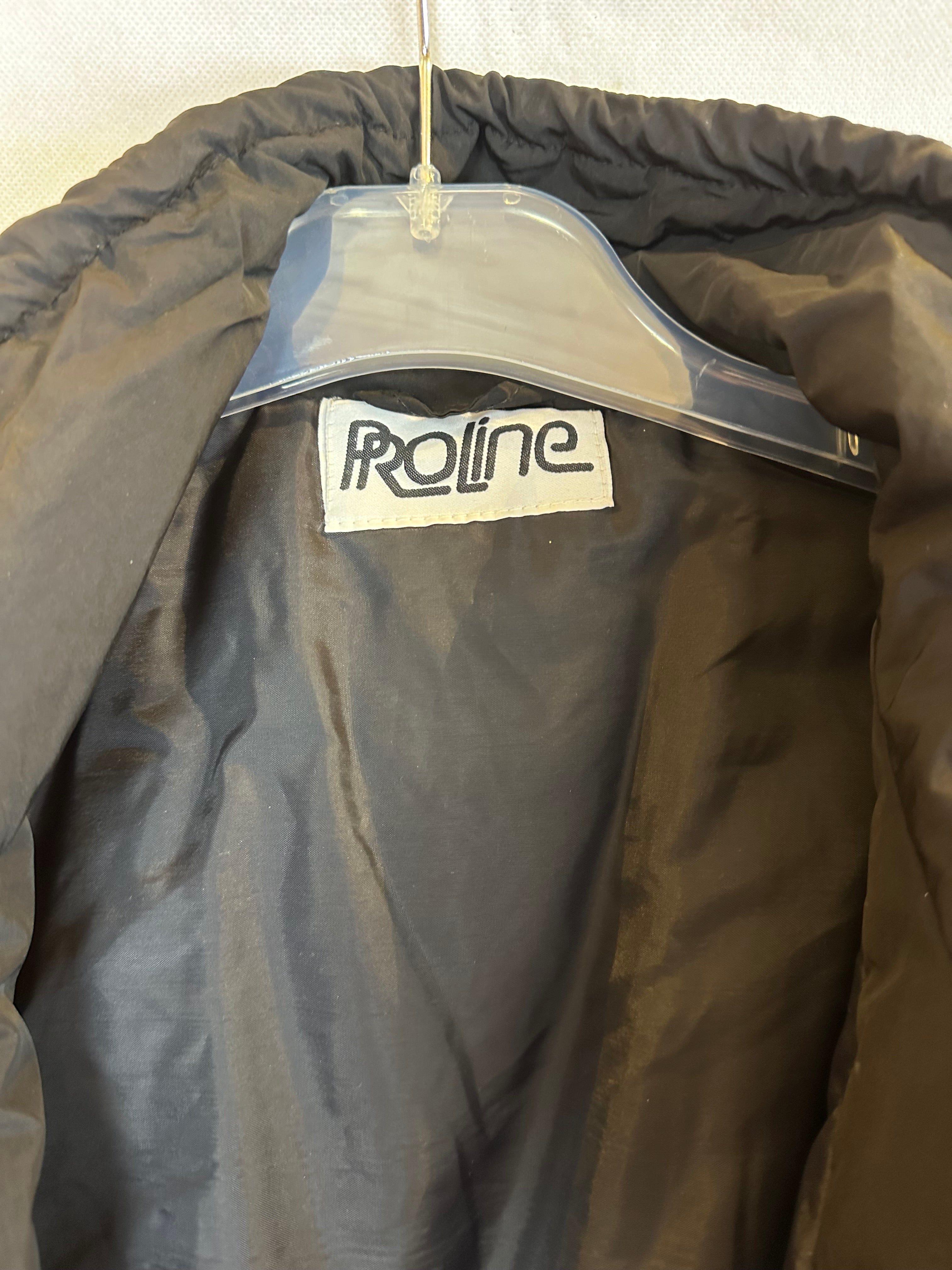 Vintage Skioverall von PRoline in Schwarz