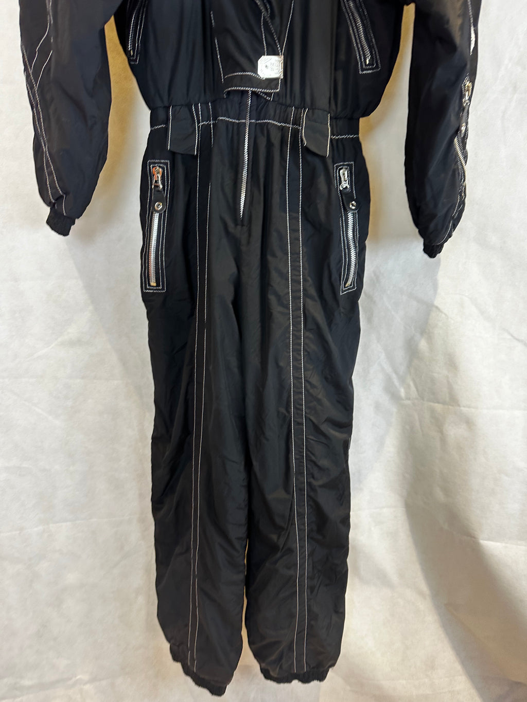 Vintage Skioverall von PRoline in Schwarz