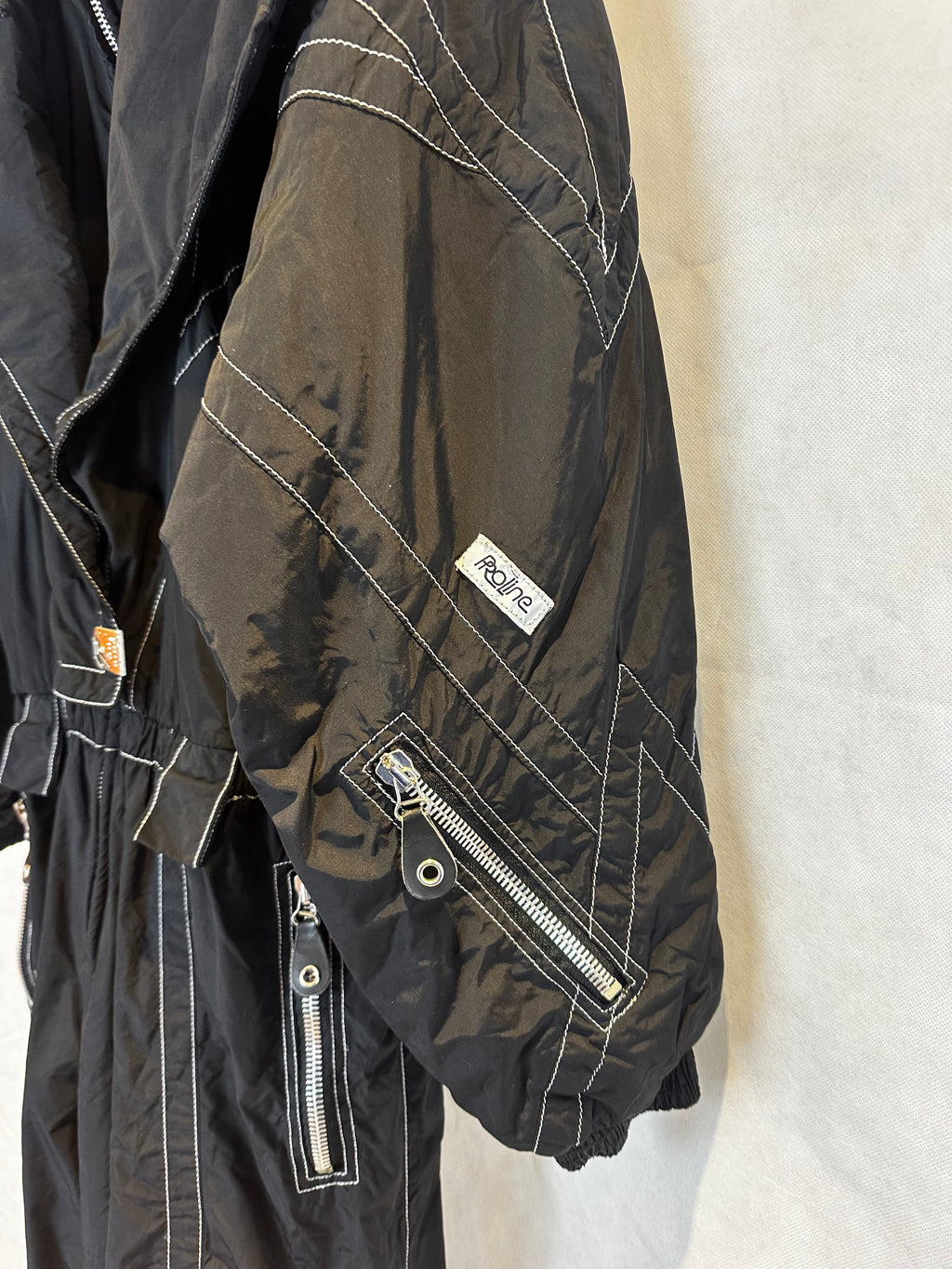 Vintage Skioverall von PRoline in Schwarz