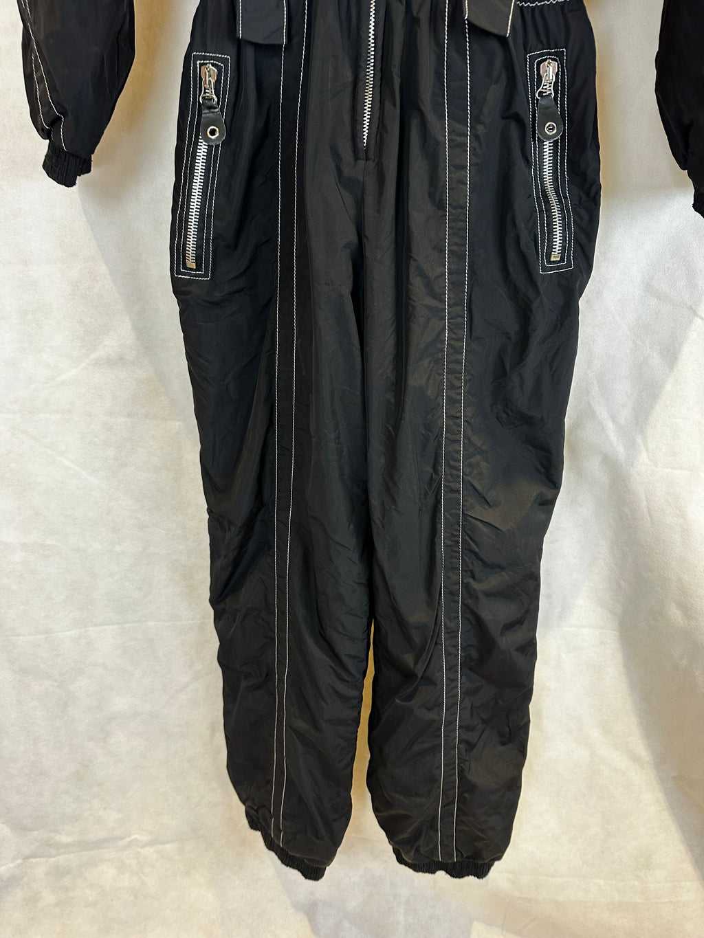 Vintage Skioverall von PRoline in Schwarz