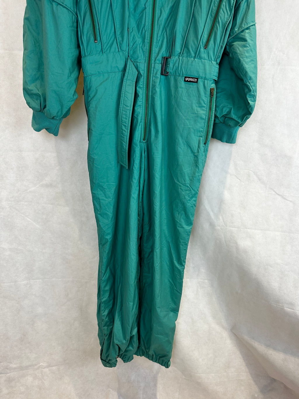 Vintage Skioverall in turkis in S/M