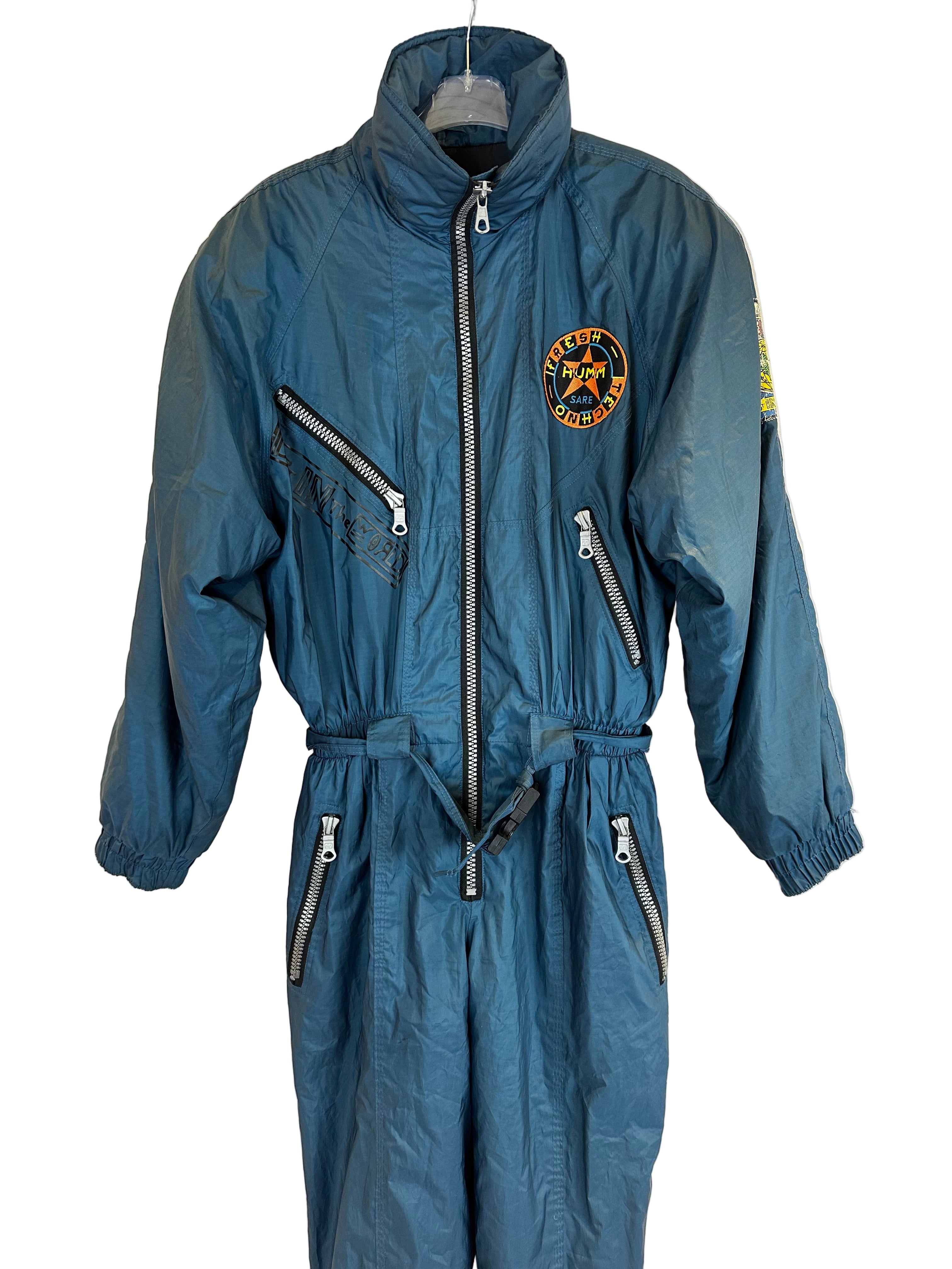 Vintage Skioverall von ELHO in Marineblau in M/L