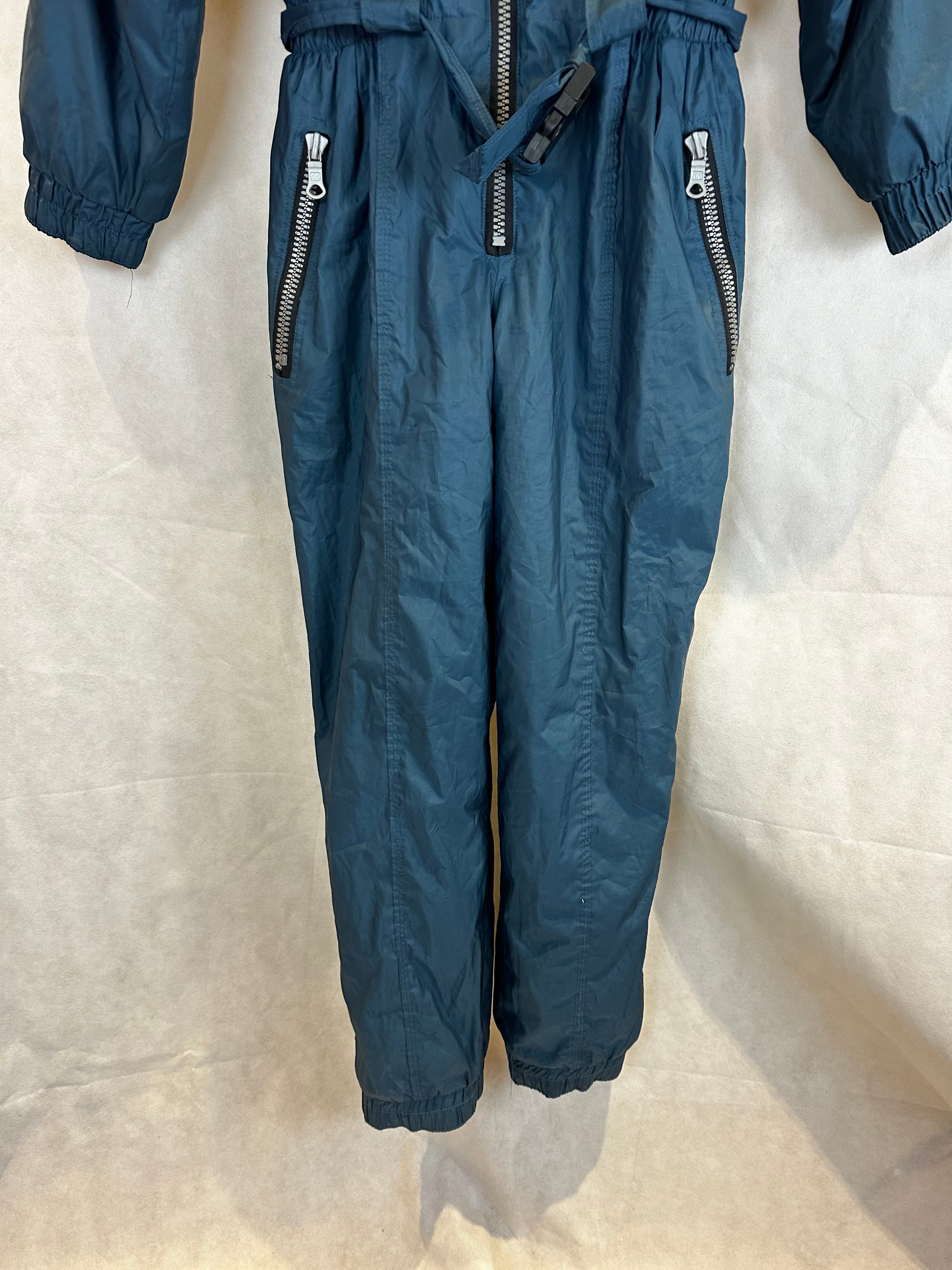 Vintage Skioverall von ELHO in Marineblau in M/L