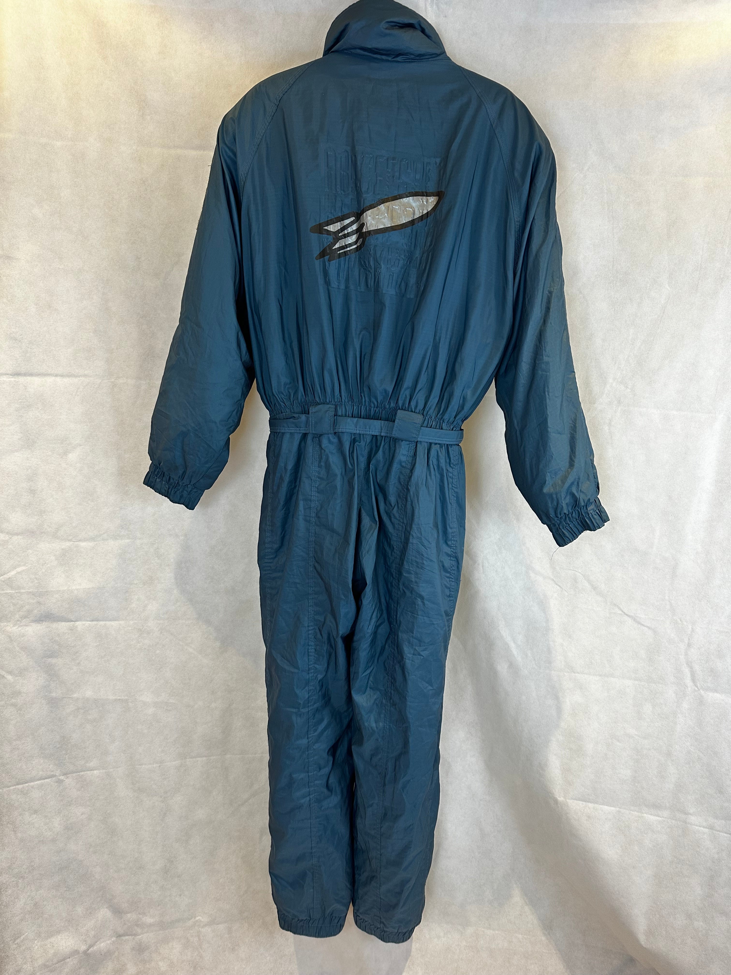 Vintage Skioverall von ELHO in Marineblau in M/L