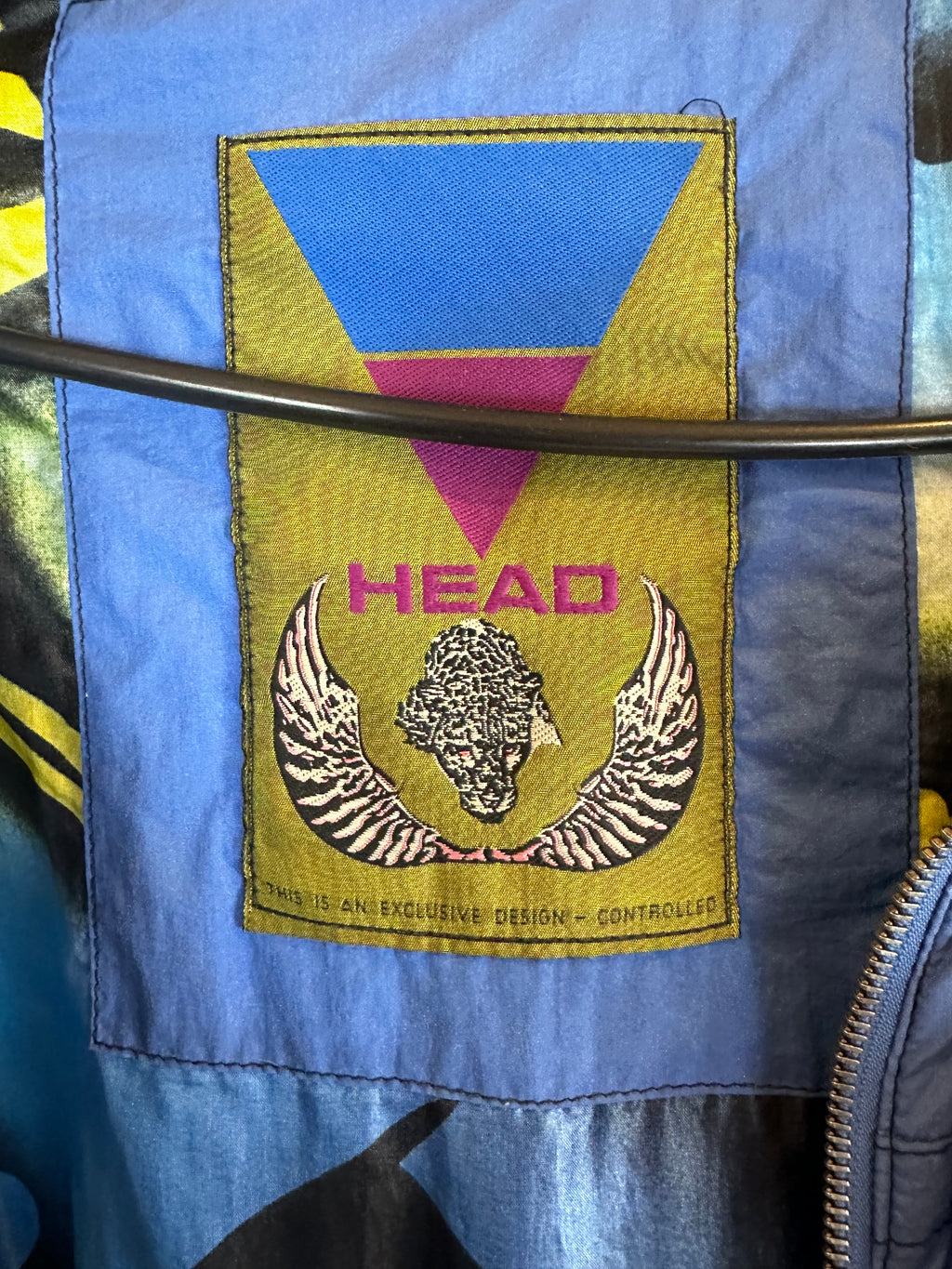 Vintage Skioverall von HEAD in M/L Hellblau EXLUSIV DESIGN