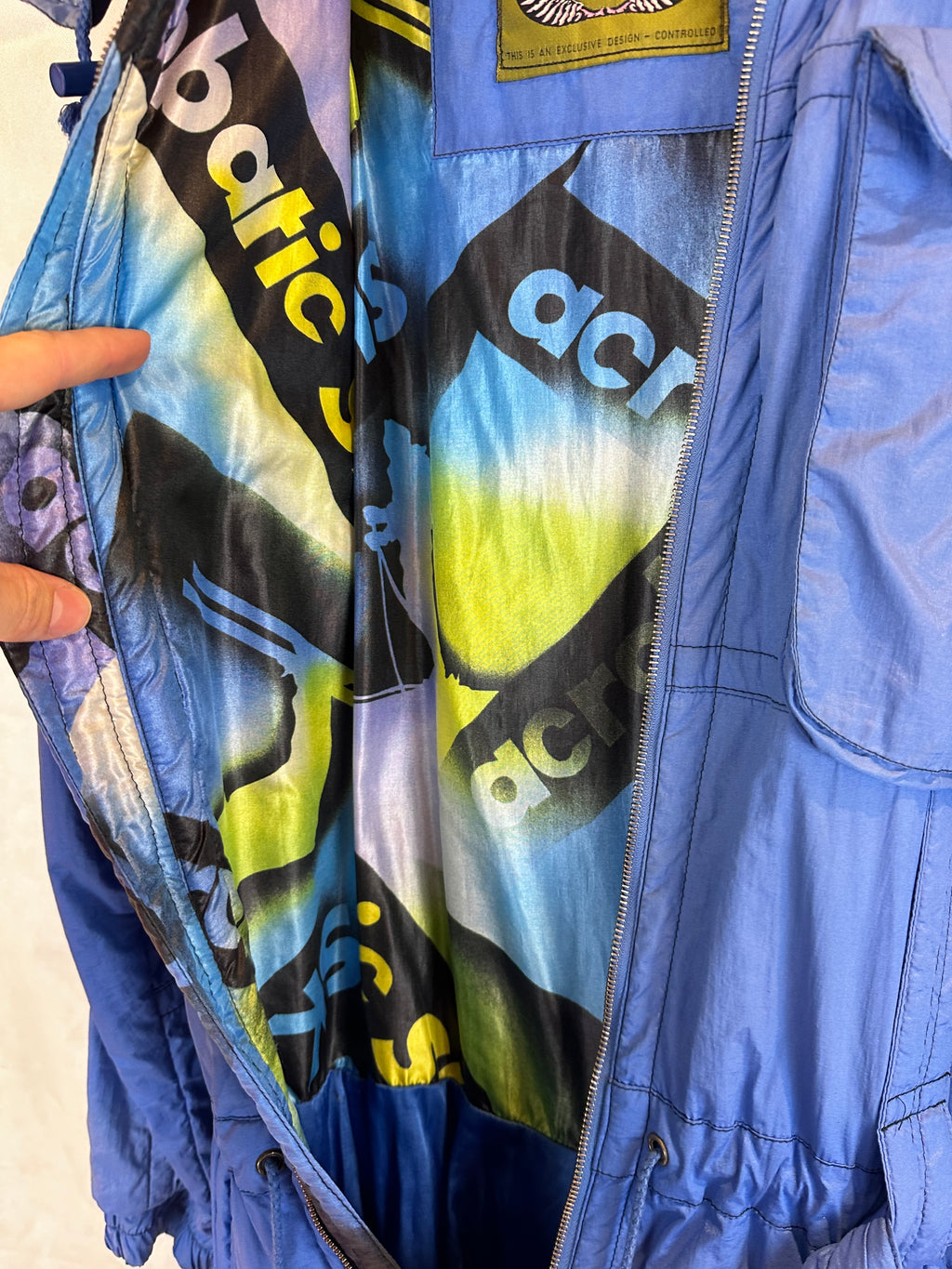 Vintage Skioverall von HEAD in M/L Hellblau EXLUSIV DESIGN